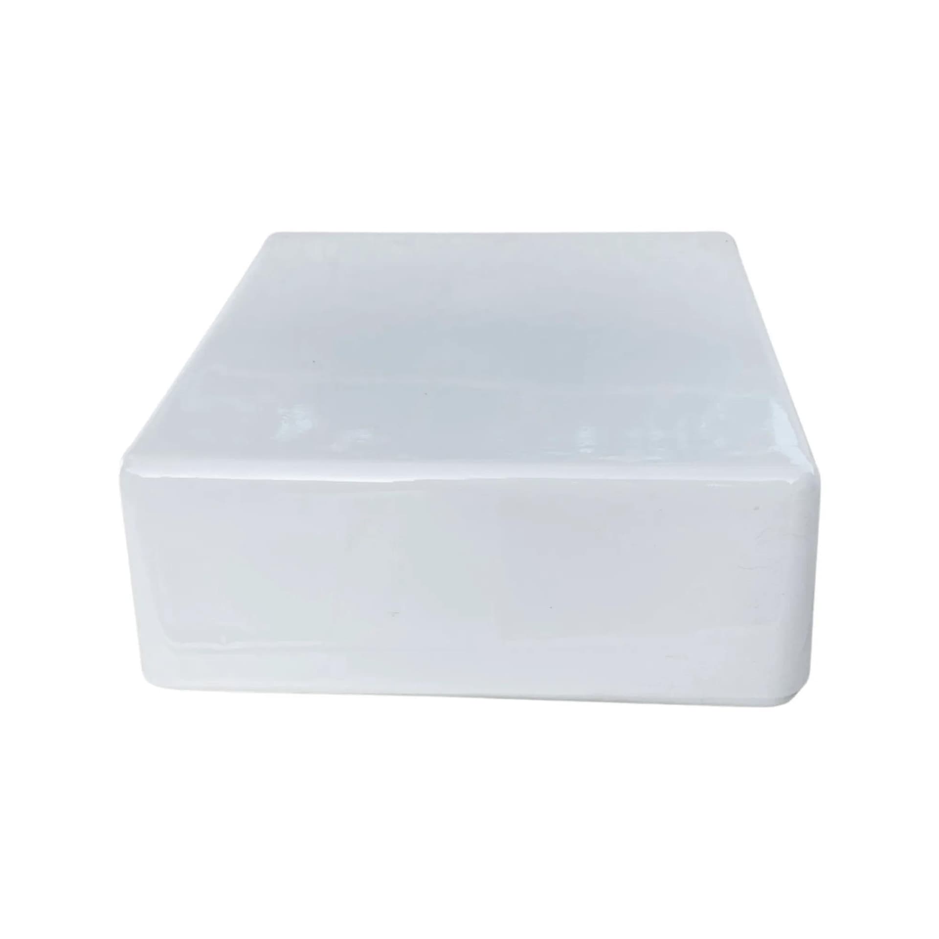 Plafon, biały, szkło, RZB Bamberg, Niemcy, lata 70. - 127706