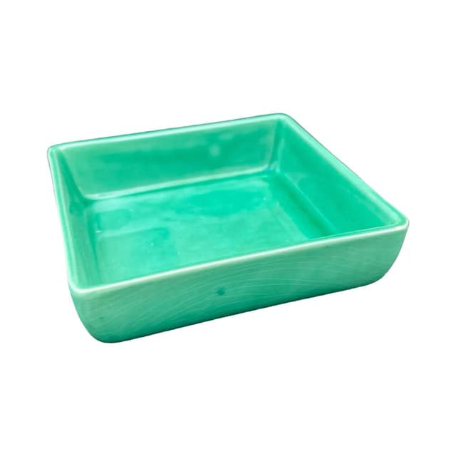 Miseczka HB554, turkus, ceramika, proj. H. Bollhagen, Niemcy, lata 60. - WYMIARY