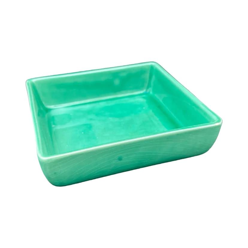 Bowl HB554, turquoise ceramic, by H. Bollhagen, Germany, 1960s.