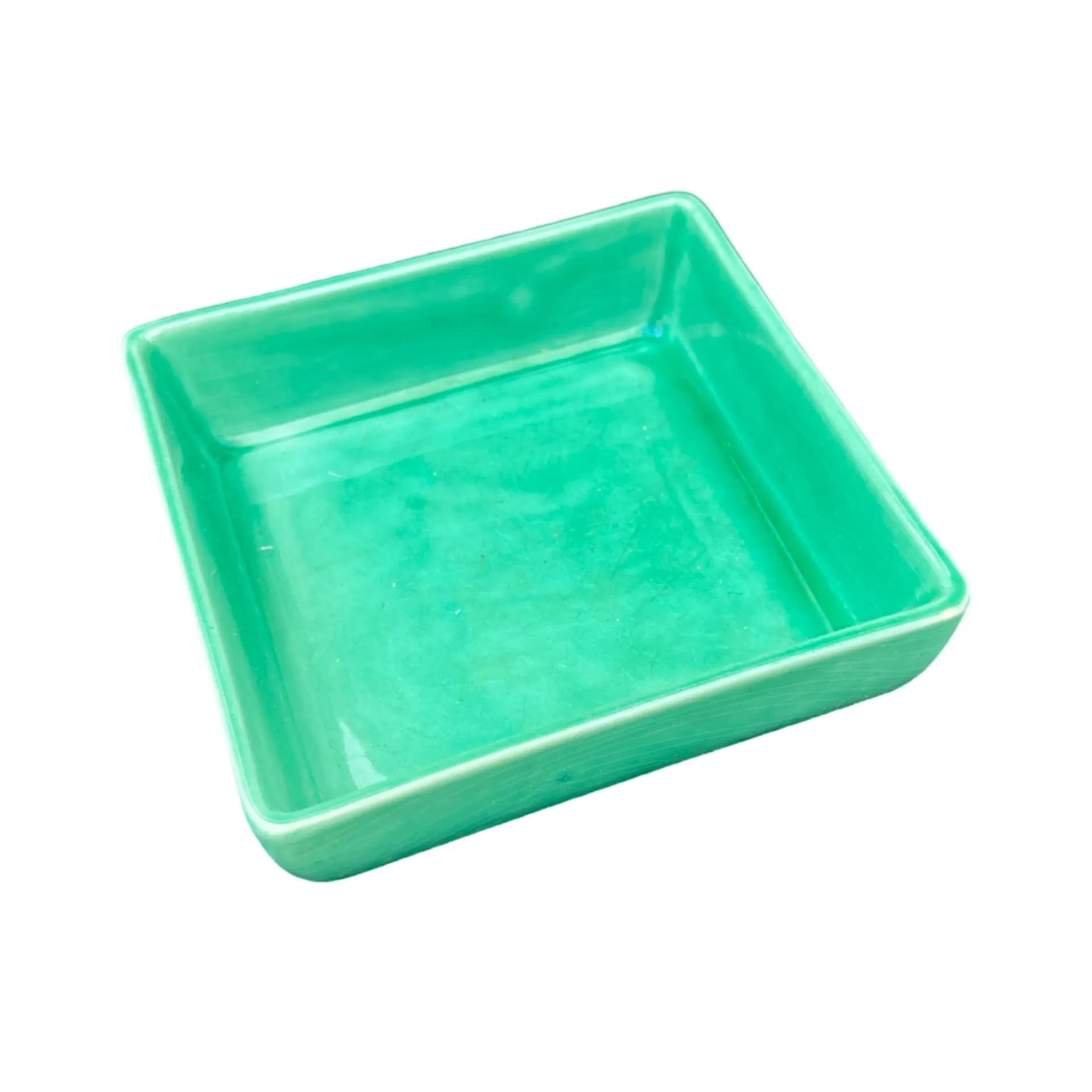 Miseczka HB554, turkus, ceramika, proj. H. Bollhagen, Niemcy, lata 60. - 127603