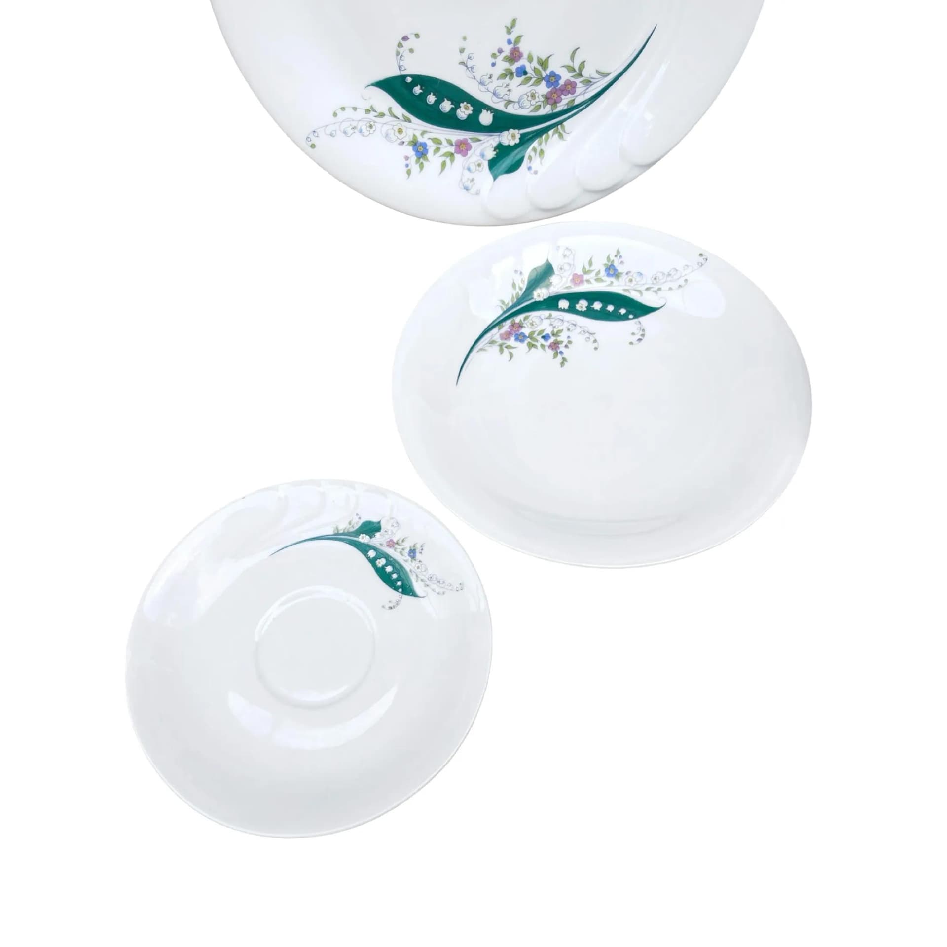 Breakfast set Wawel, white porcelain, Poland, 1980s - 127549