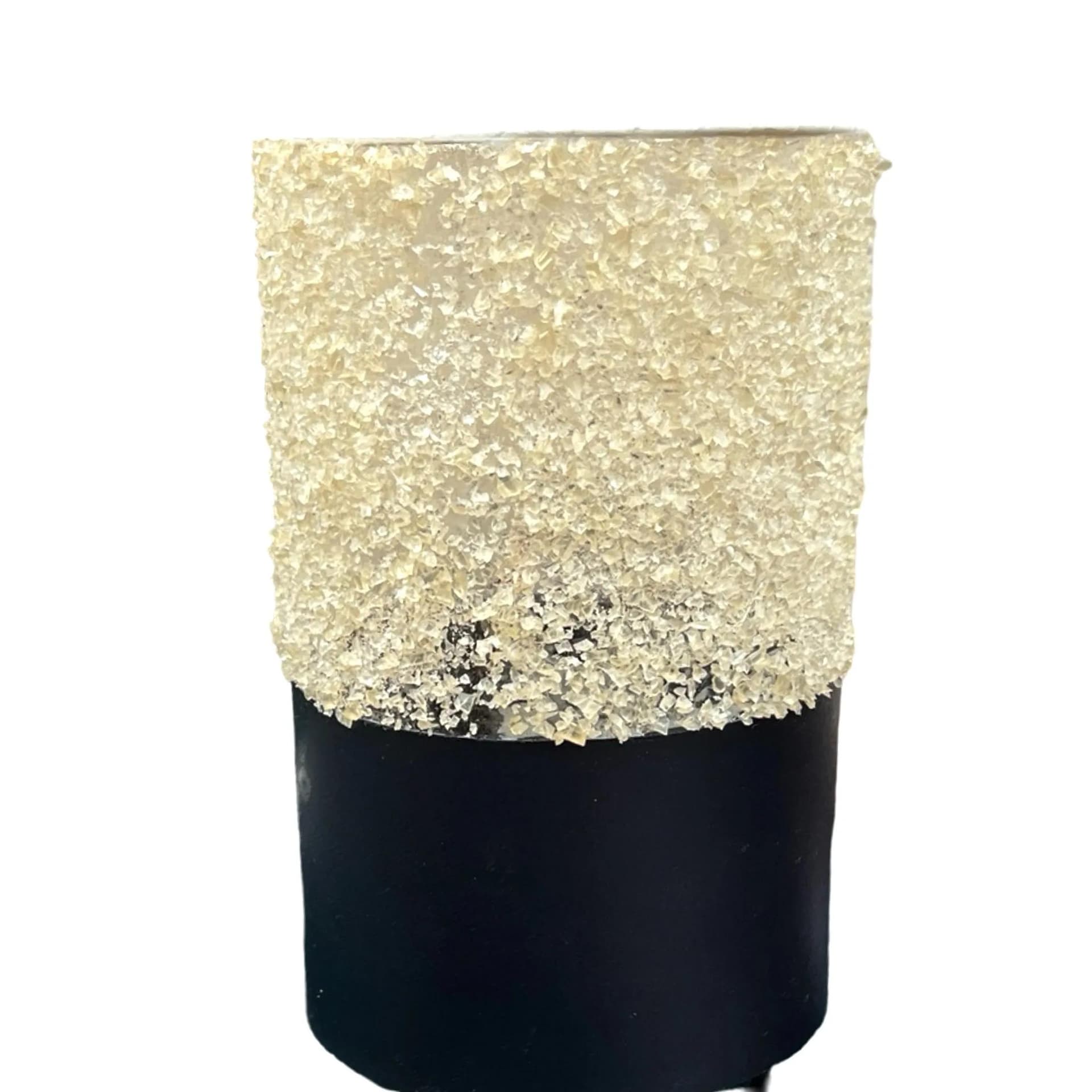 Lampa stołowa modernistyczna, beżowy plastik, AKA Leuchten, Niemcy, lata 70. - 127500