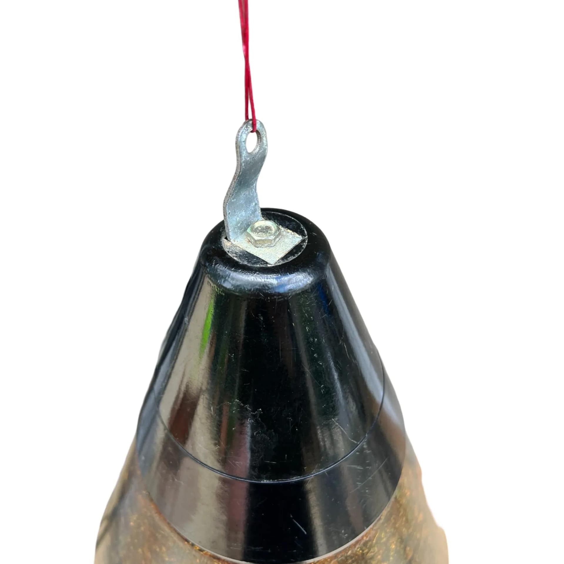 Pendant lamp industrial, multicolor ebonite, bakelite, Germany, 1970s. - 127432