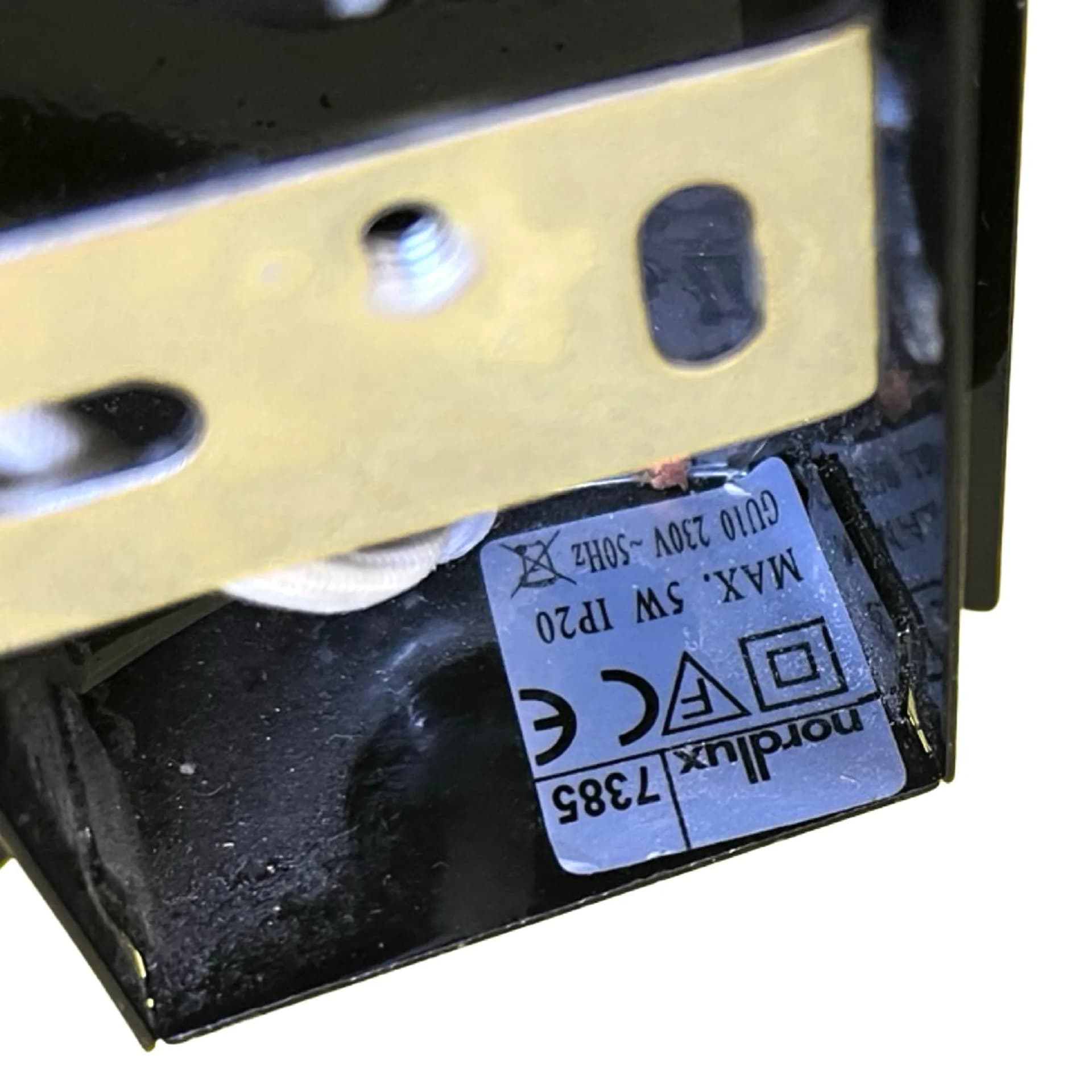 Kinkiet 7385, czarny, metal chromowany, Nordlux, Niemcy, lata 80. - 127417