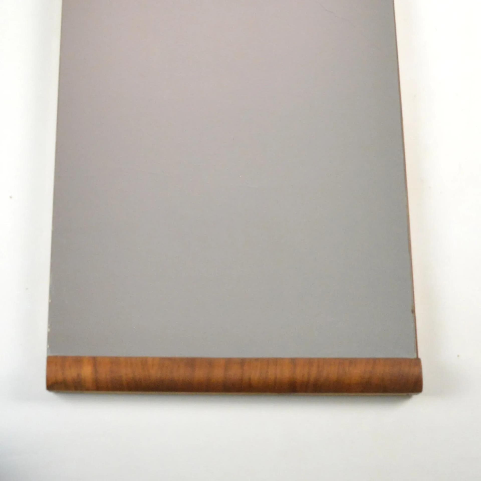 Wall Mirror Art Deco, silver glass walnut, Poland, 1940s - 127414