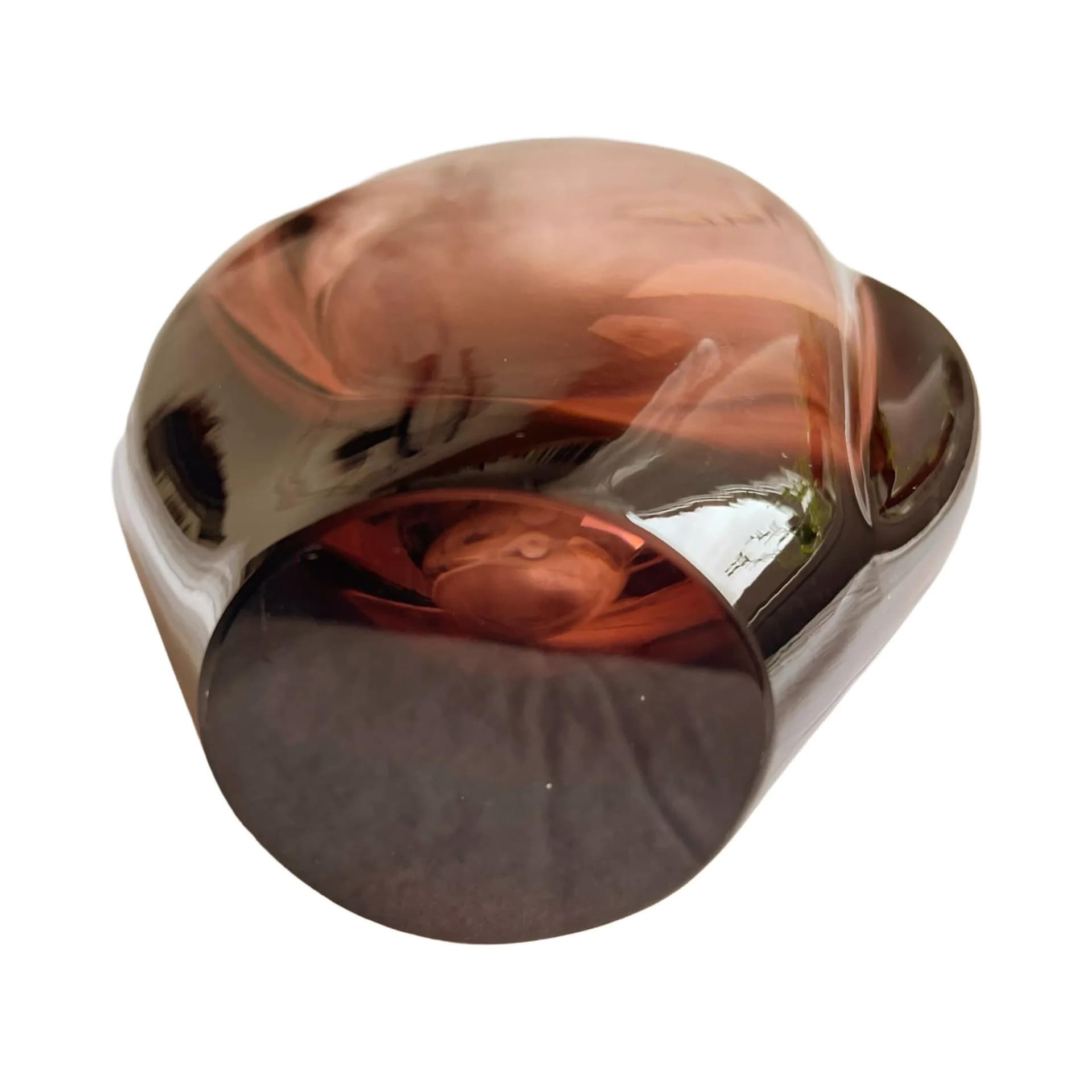 Wazon, szkło różowy, proj. M. Klinger, Železny Brod Sklo, Czechosłowacja, lata 60. - 127350