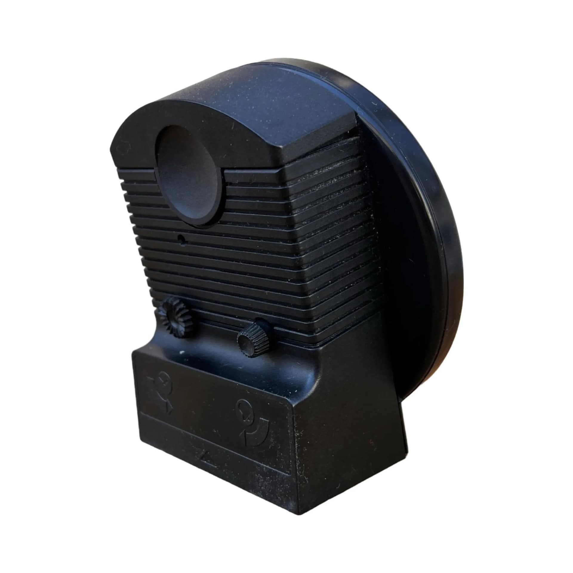 Budzik elektryczny Balance, czarny, plastik, Niemcy, lata 80. - 127299