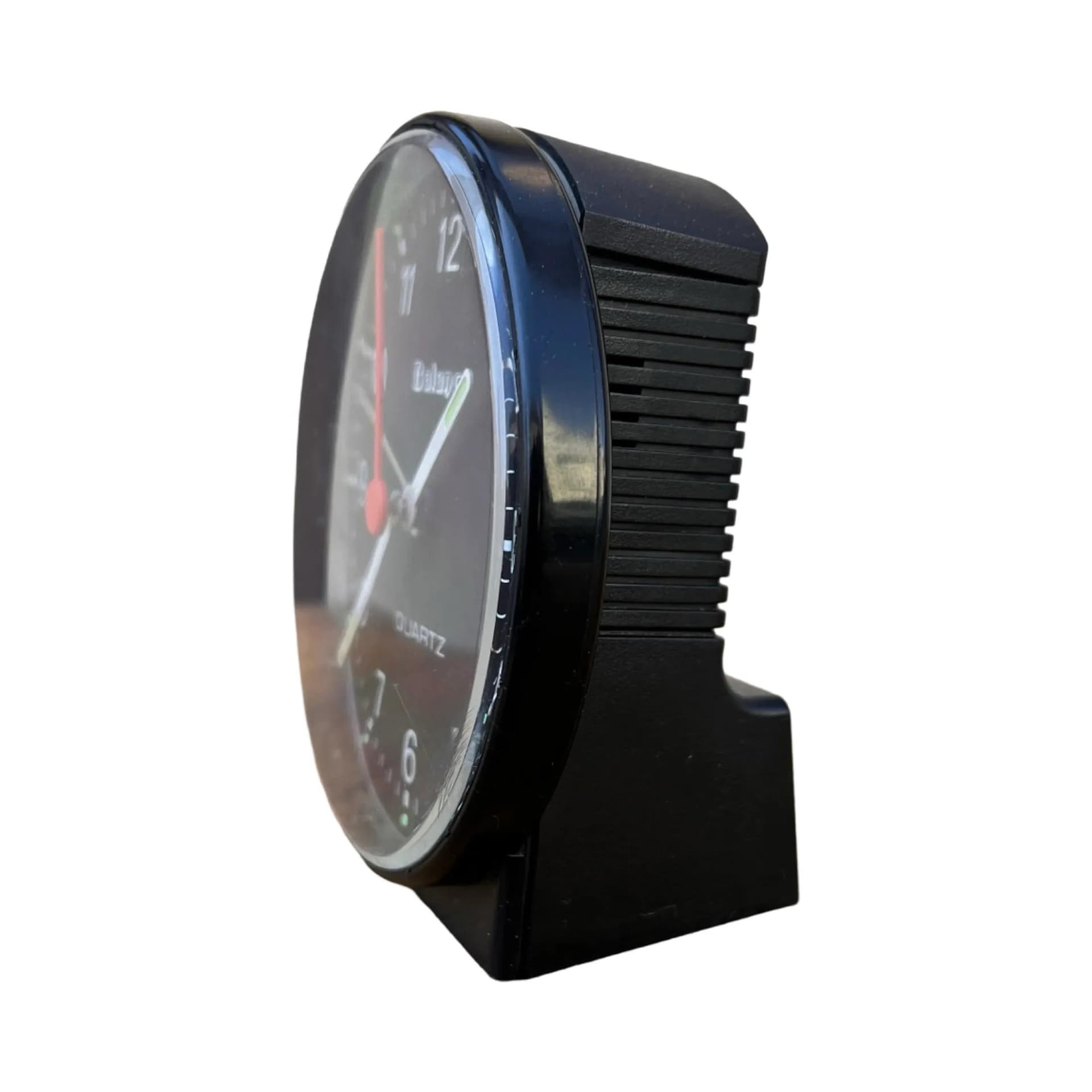 Budzik elektryczny Balance, czarny, plastik, Niemcy, lata 80. - 127297