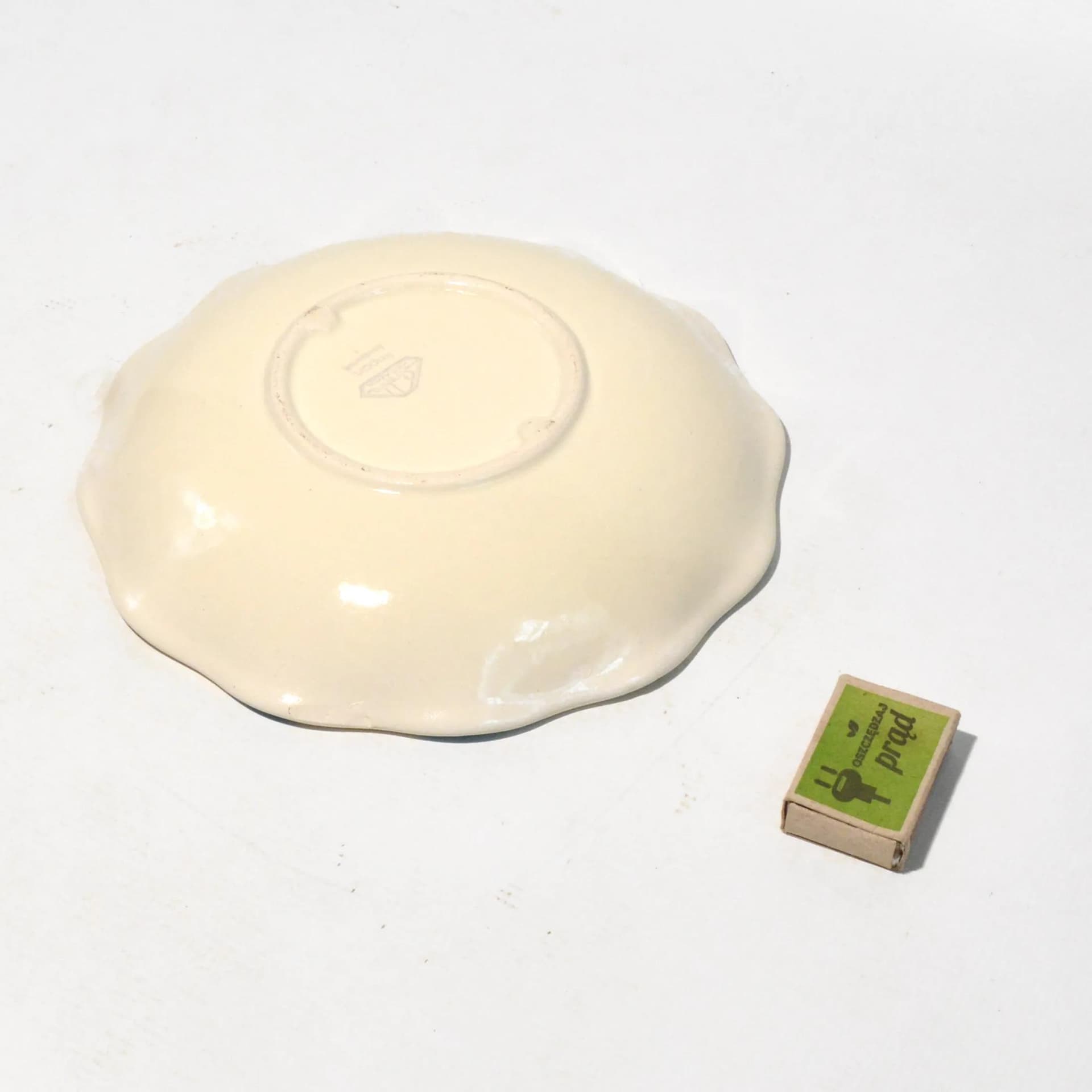 Bowl, turquoise stoneware, Strehla, Germany, 1970s. - 127215