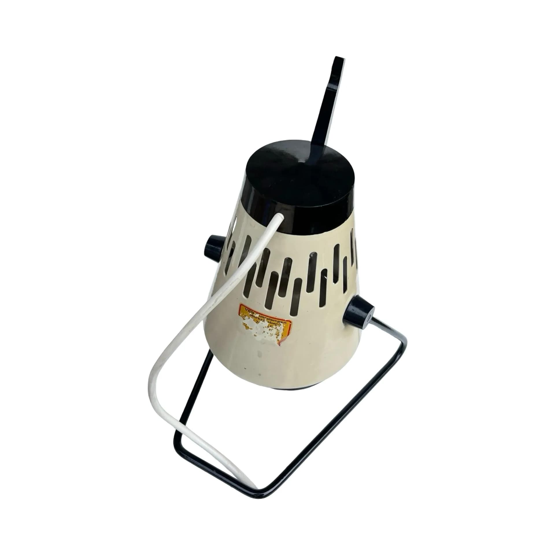 Lampa stołowa Space Age, biały, metal bakelit, Niemcy, lata 60. - 127206