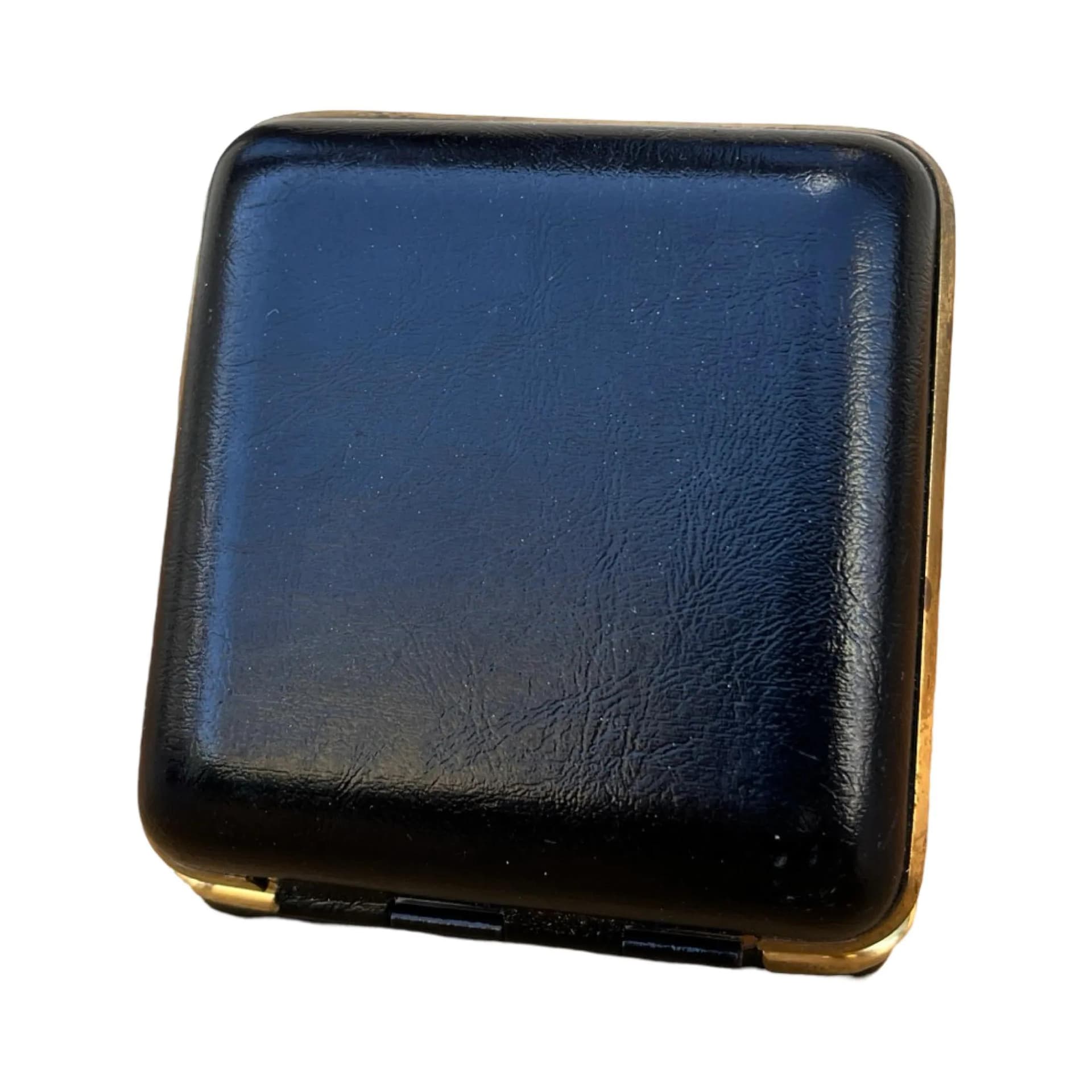 Budzik podróżny, Meister-Anker, srebrny, plastik, Niemcy, lata 70. - 127159