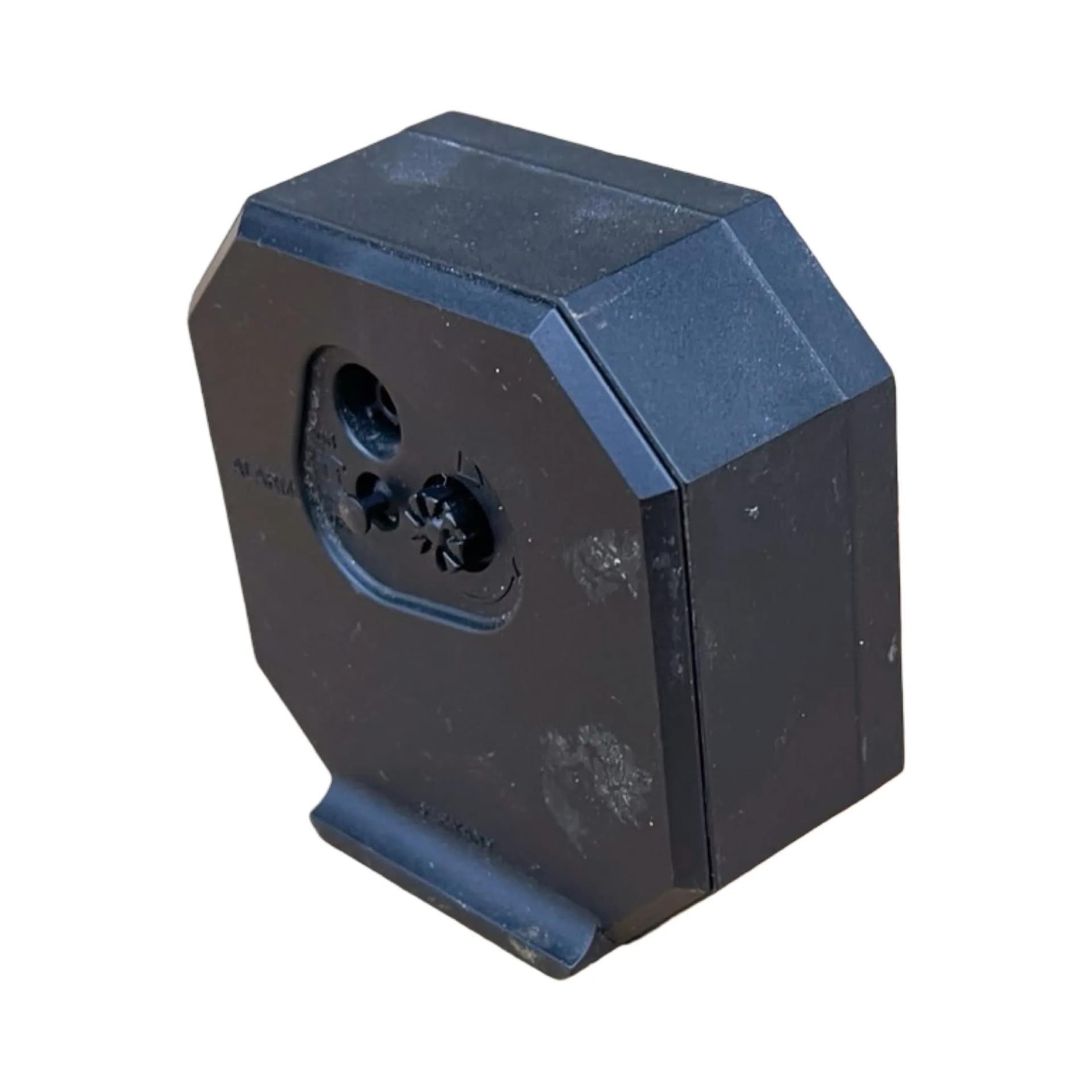 Budzik Popartowy, czarny, tworzywo sztuczne, Meister-Anker, Niemcy, lata 70. - 127131