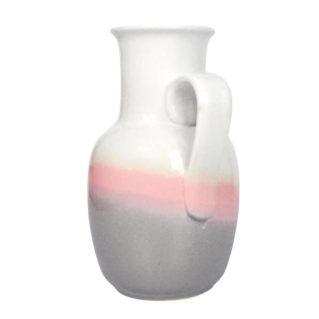 Vase, multicolor ceramics, Strehla Keramik, Germany, 1960s. - DIMENSION