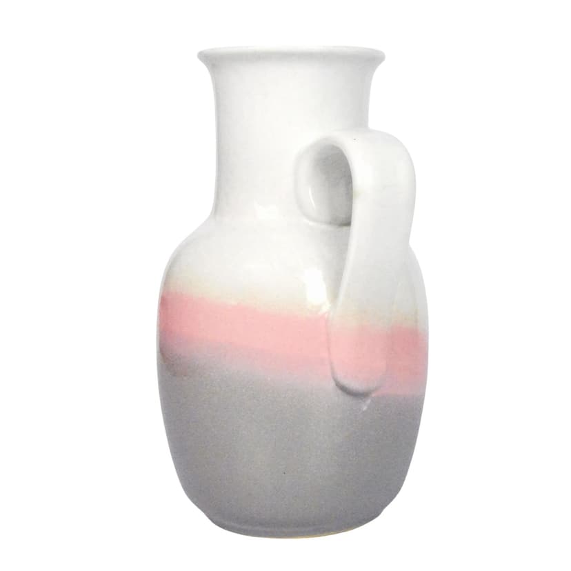Vase, multicolor ceramics, Strehla Keramik, Germany, 1960s.