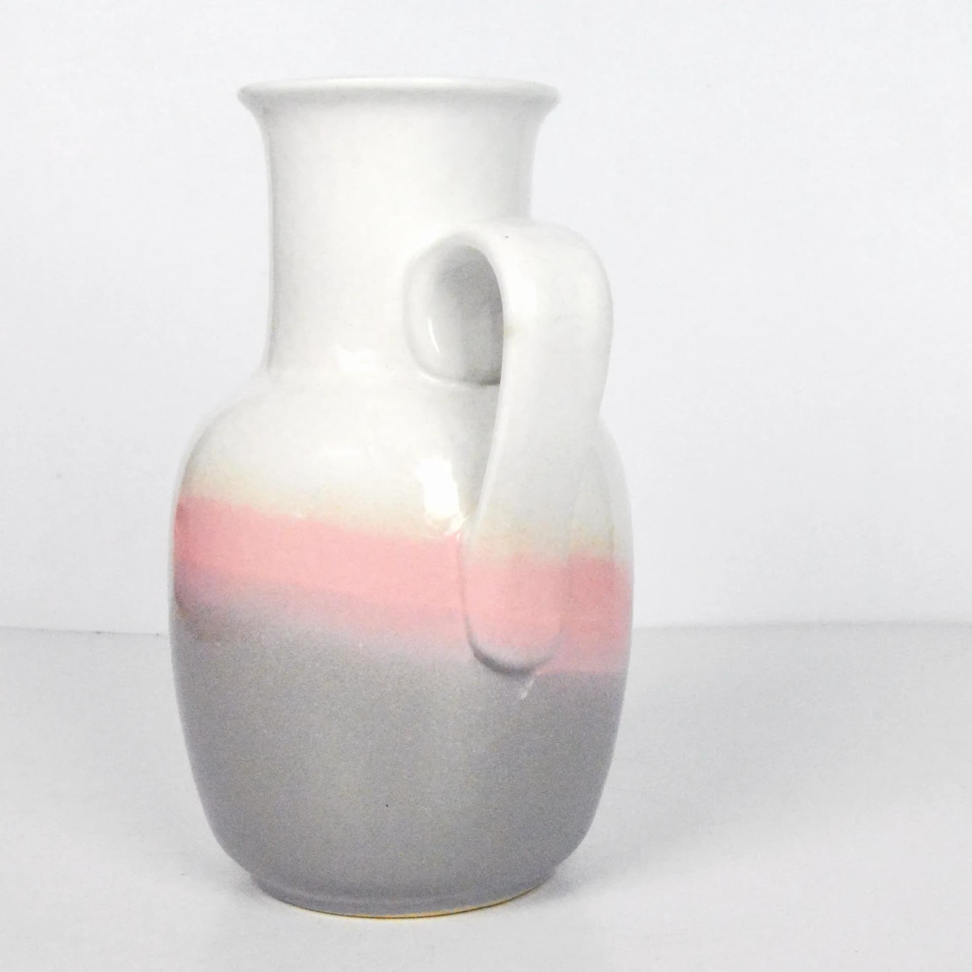 Vase, multicolor ceramics, Strehla Keramik, Germany, 1960s. - 127069
