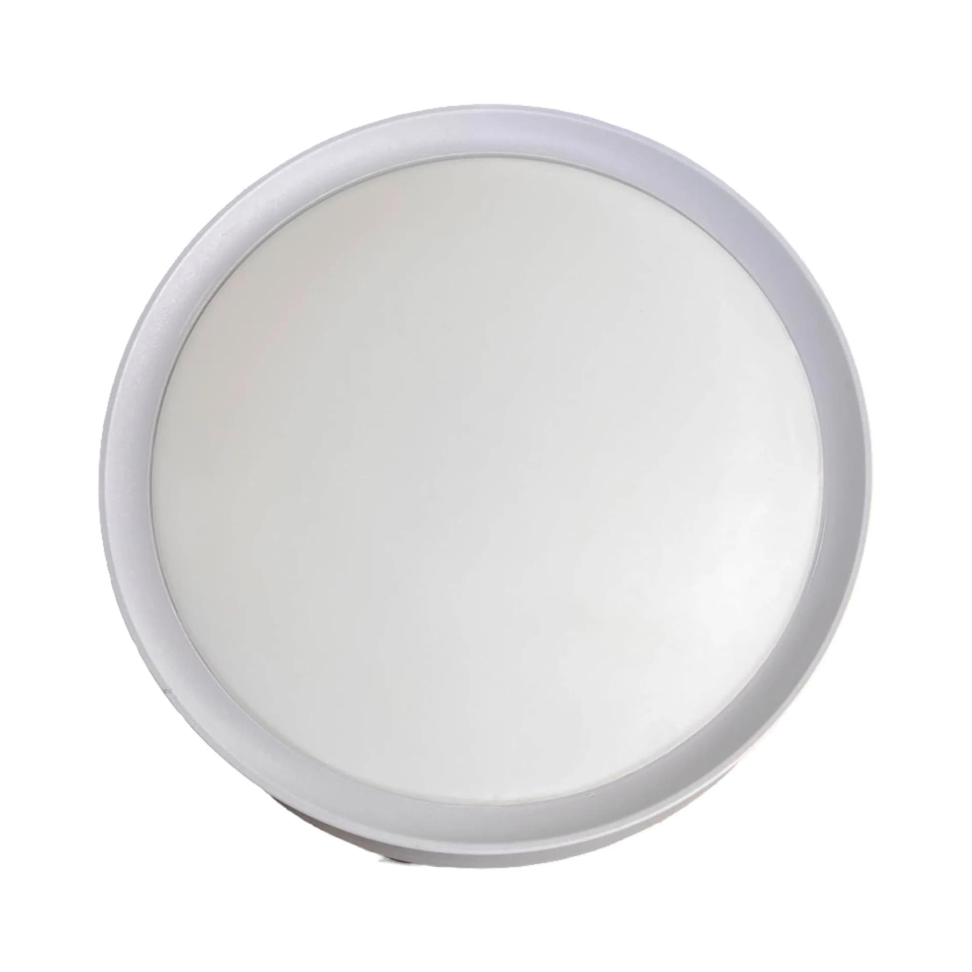 Plafon modernistyczny, szkło opalowe biały, metal szary, Massive, Belgia, lata 90. - 127013