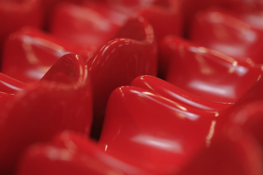 Fotel RM58 Classic Mini czerwony, proj. R. Modzelewski, VZÓR - 8771