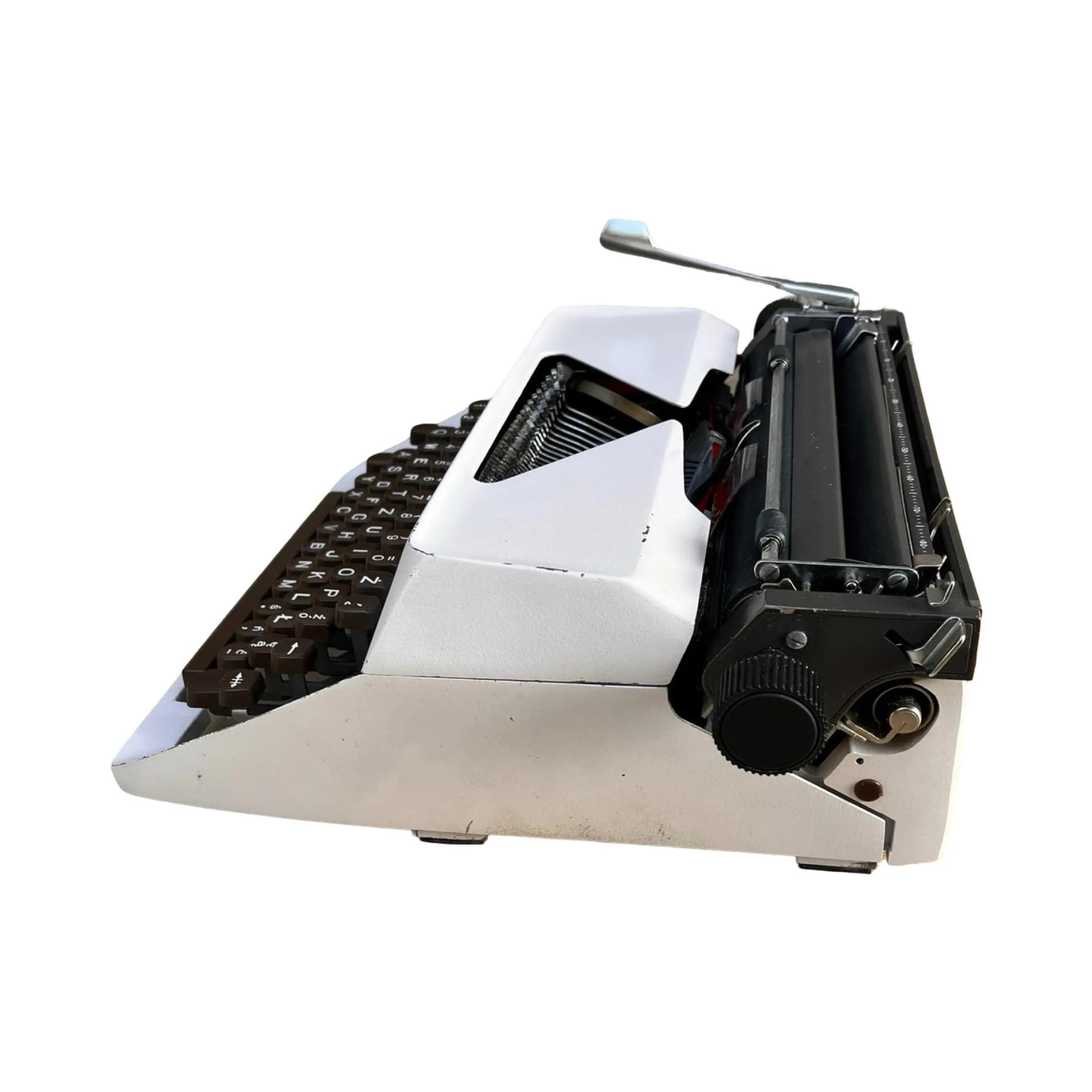 Typewriter Łucznik 1303, grey metal, Poland, 1970s - 126942