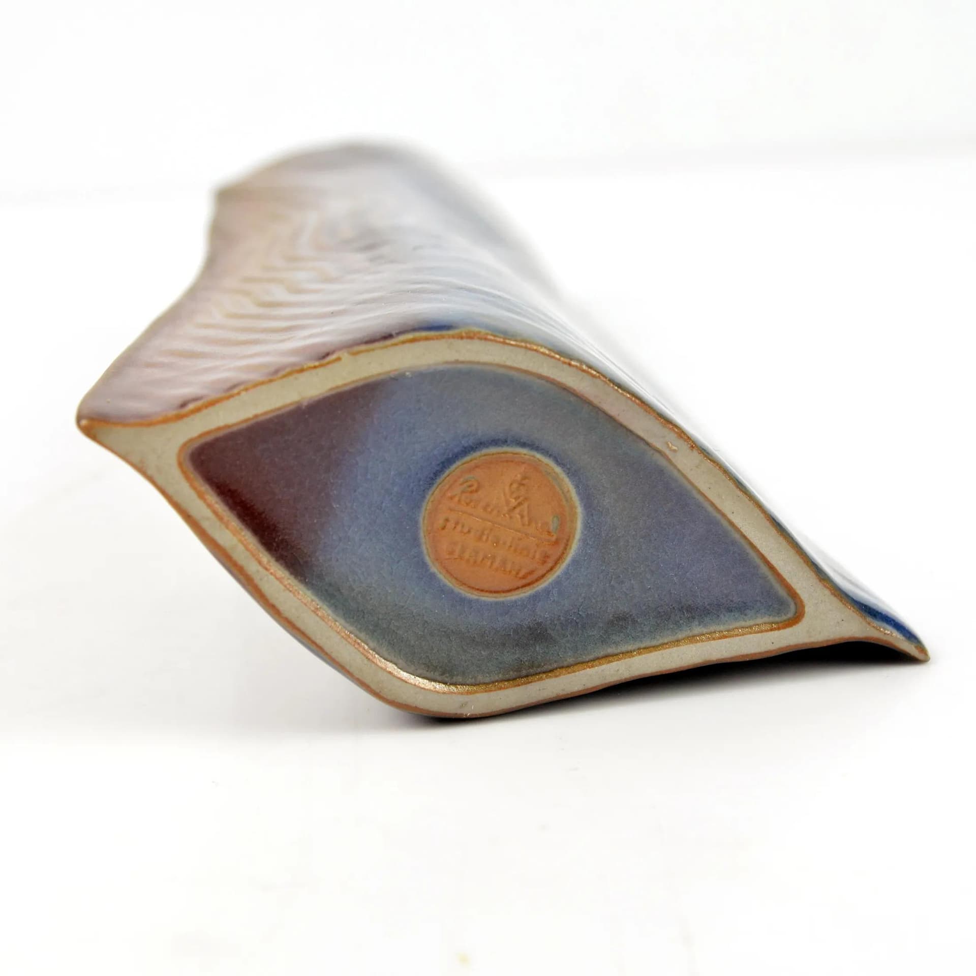 Wazon, multikolor, ceramika, proj. J. Van Loon, Rosenthal studio-line, Niemcy, lata 80. - 126918