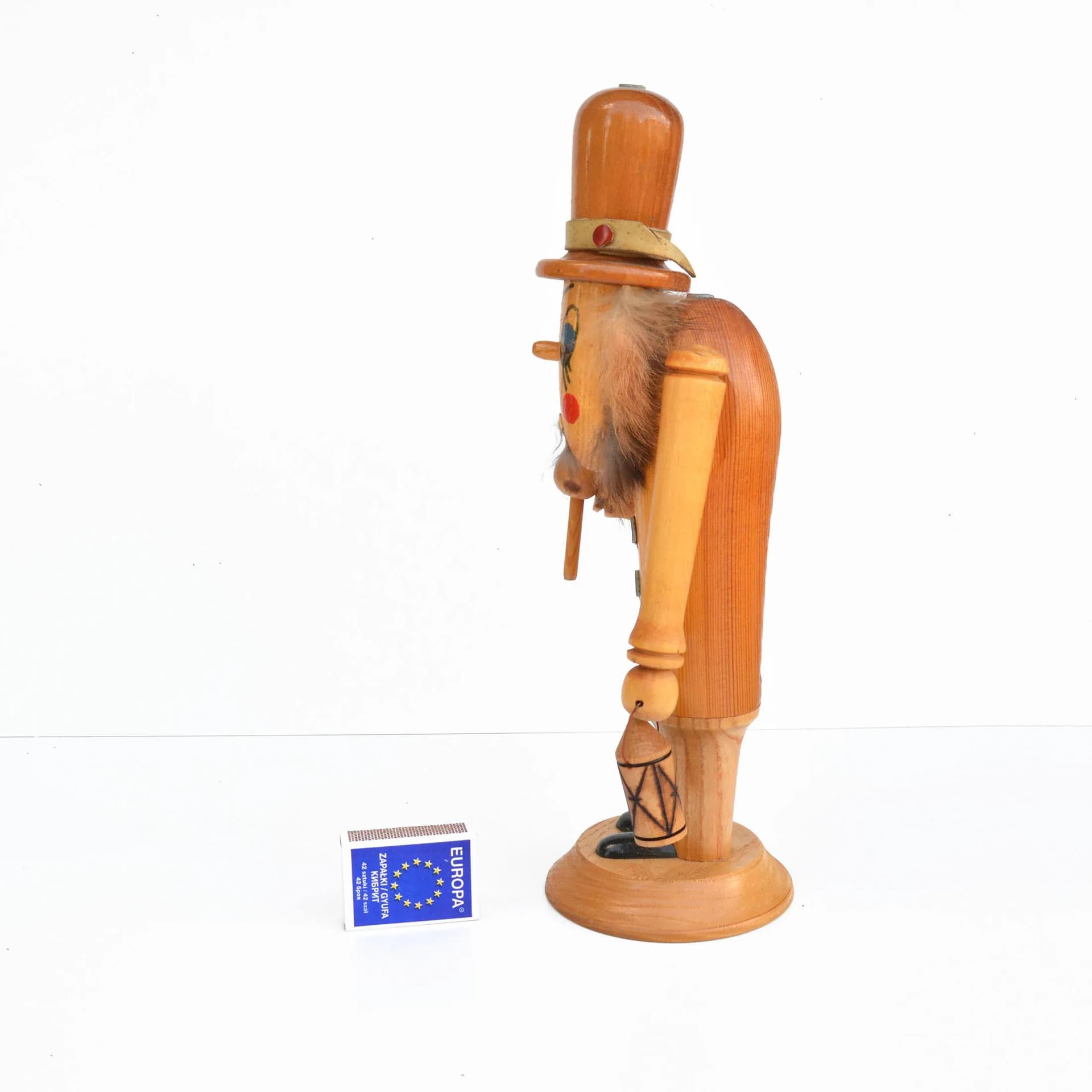 Podstawka pod kadzidło, beżowy, drewno, Belgia, lata 70. - 126832