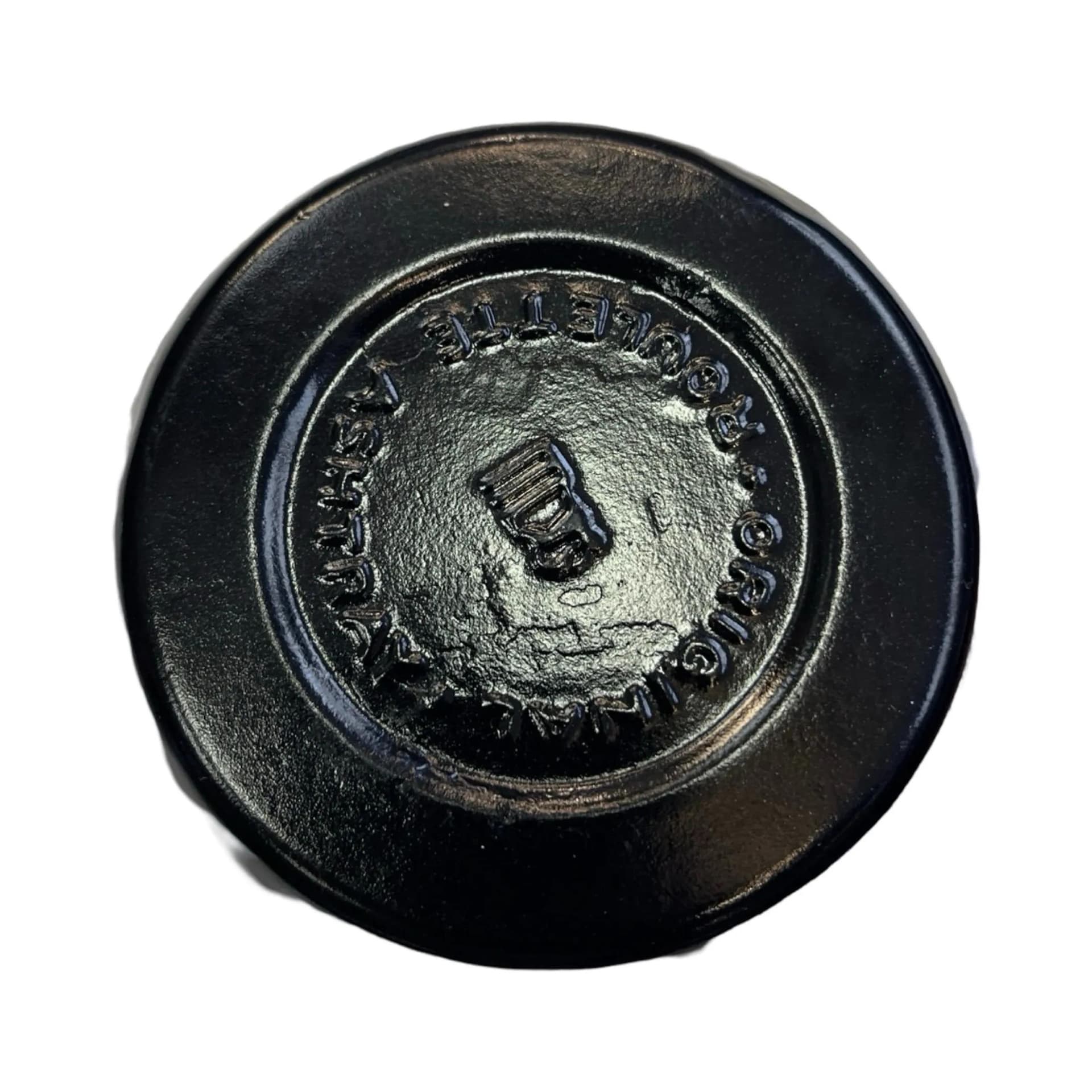 Popielnica Spinning Roulette, czarny bakelit, chromowany metal, Erhard & Söhne, Niemcy, lata 40. - 126816