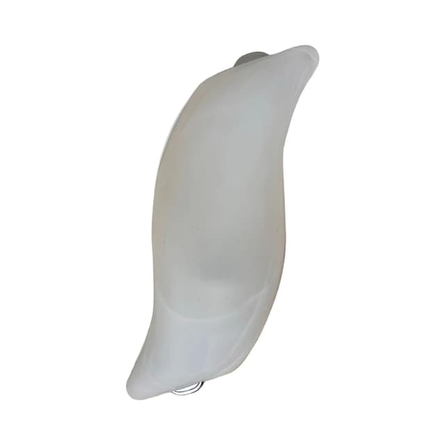 Kinkiet Nolam, szkło białe, chrom, proj. B. Nowicki, Polska, lata 80. - WYMIARY