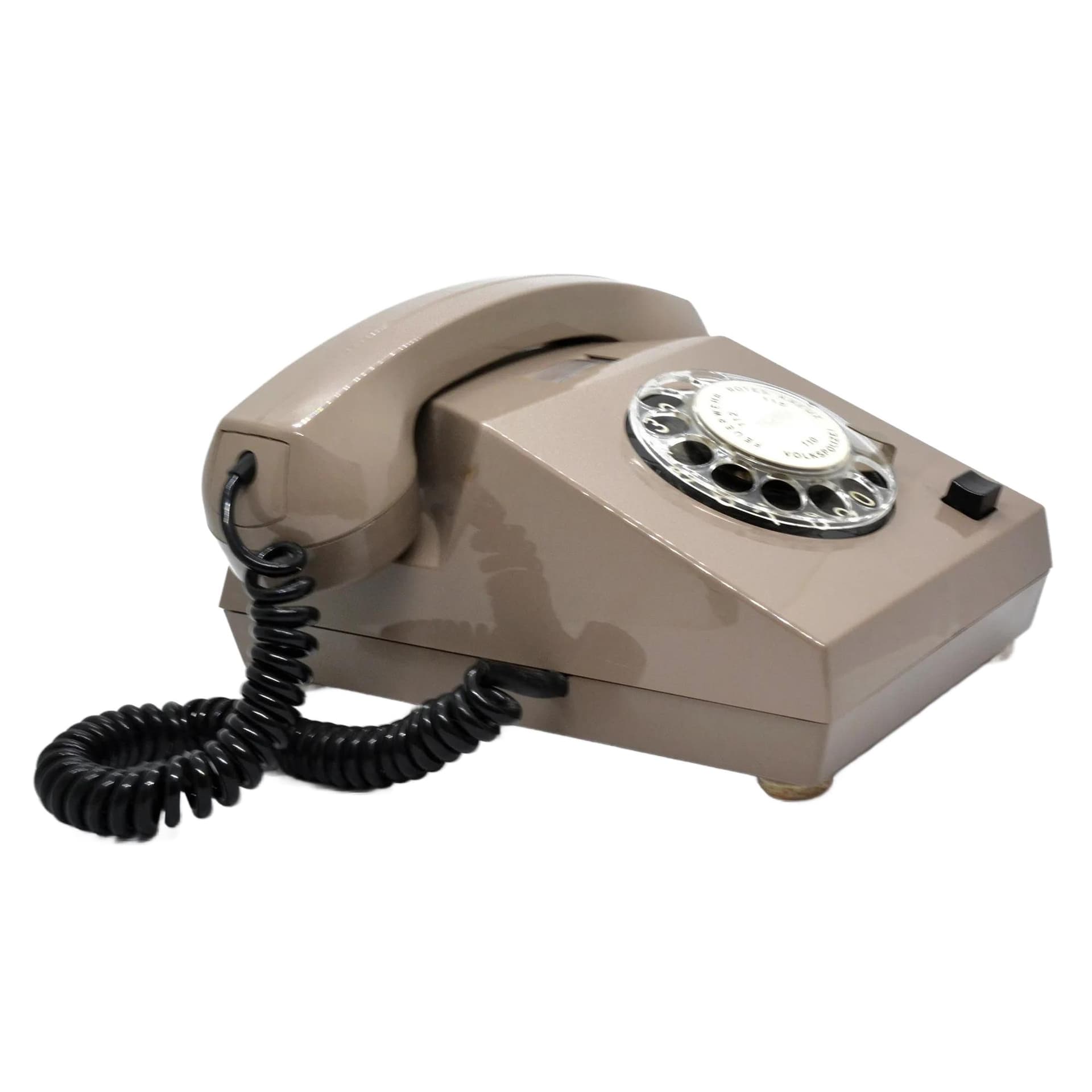 Telefon stacjonarny VEB Variant 501-00322, szary, plastik, Niemcy, lata 80.