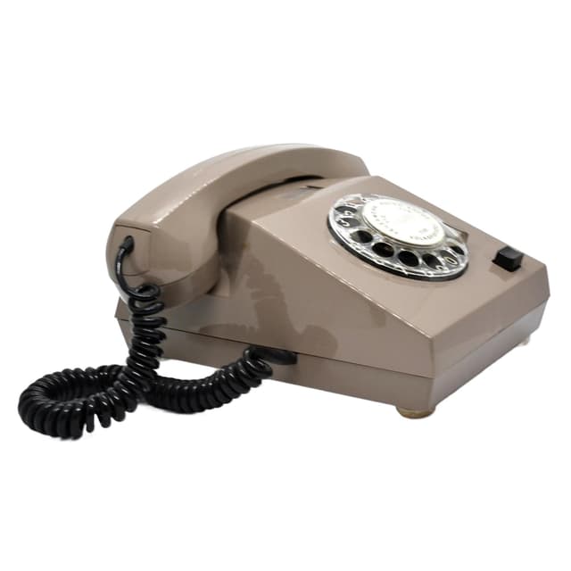 Telefon stacjonarny VEB Variant 501-00322, szary, plastik, Niemcy, lata 80. - WYMIARY