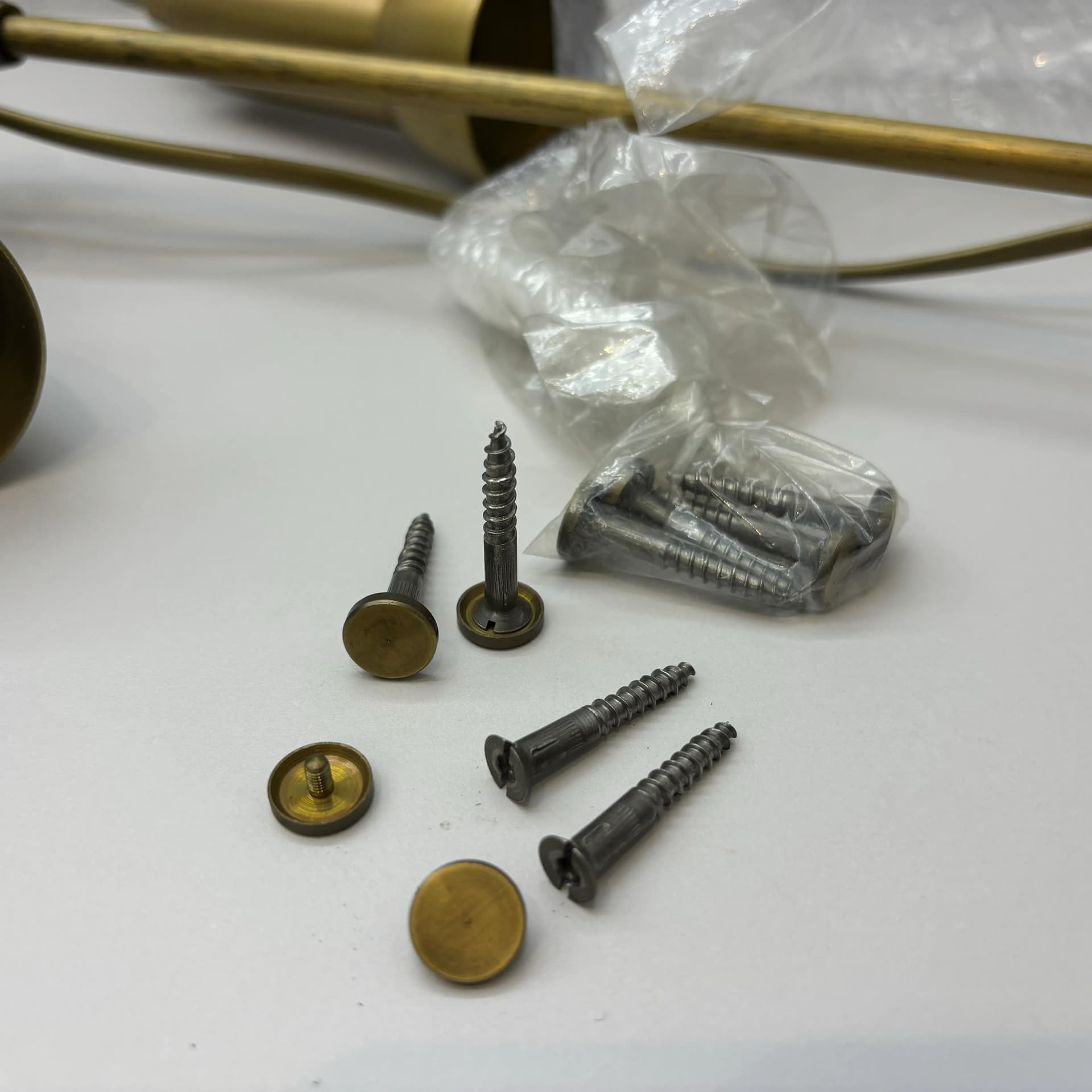 Para kinkietów, mosiądz złoty, KW Leuchten, Niemcy, lata 80. - 8779