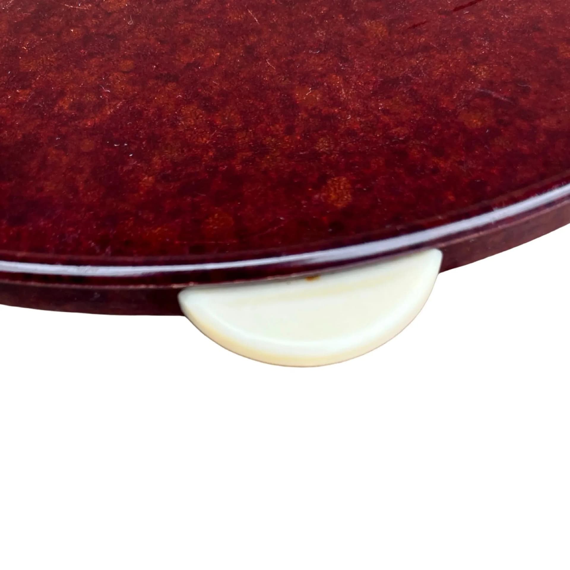 Patera obrotowa Art déco, bakelit brązowy, Niemcy, lata 30. - 126735