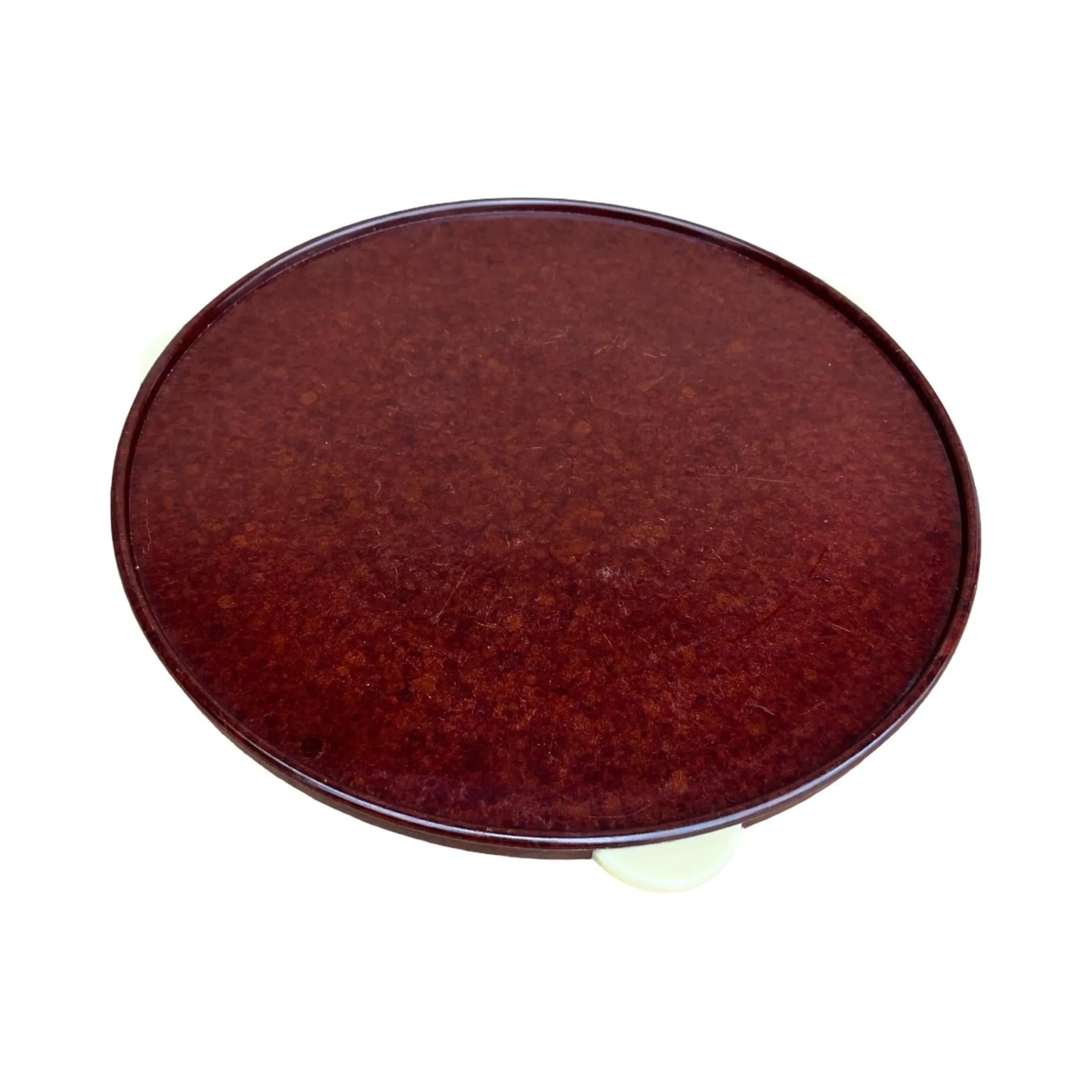 Patera obrotowa Art déco, bakelit brązowy, Niemcy, lata 30. - 126738