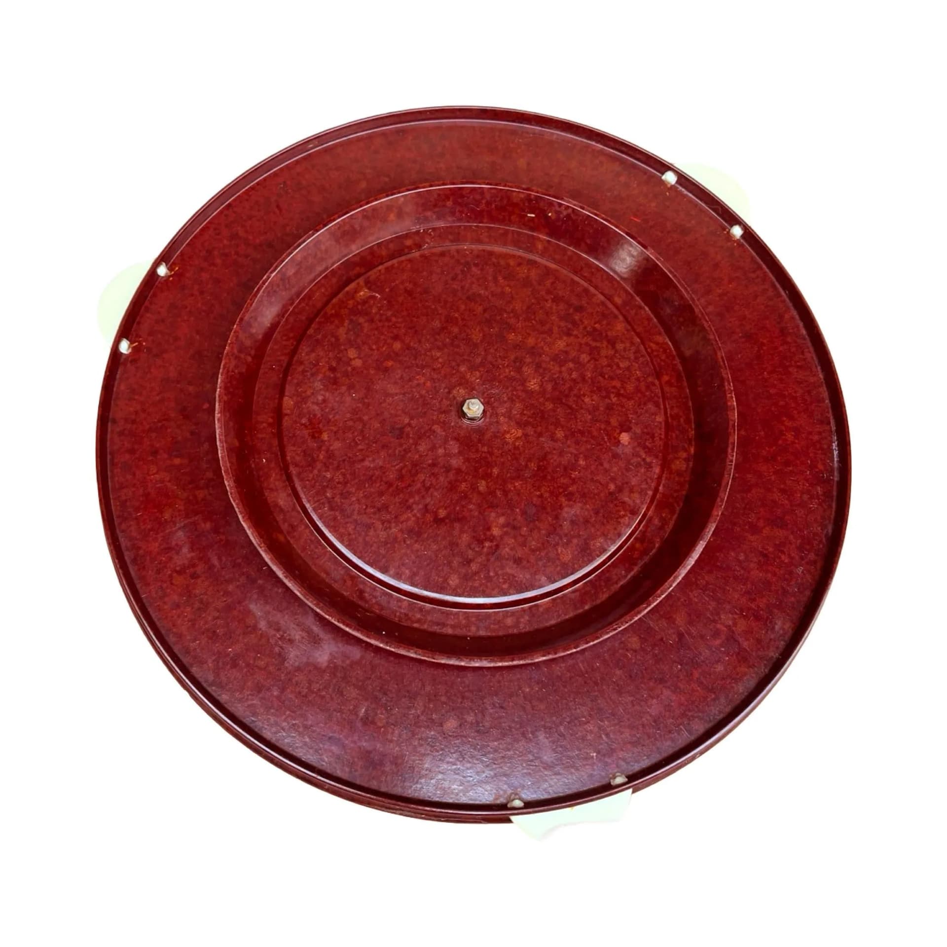 Patera obrotowa Art déco, bakelit brązowy, Niemcy, lata 30. - 126733