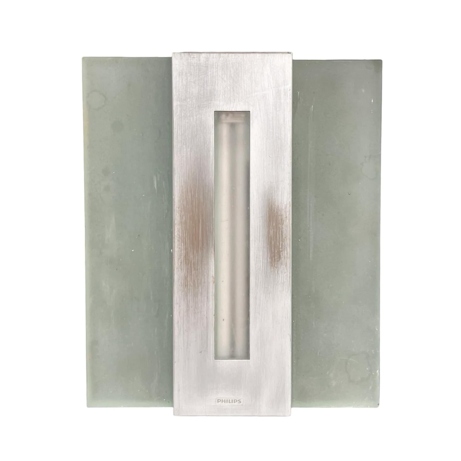 Kinkiet Ecom Northwoods, szkło białe, aluminium srebrny, Philips, Niemcy - 126717