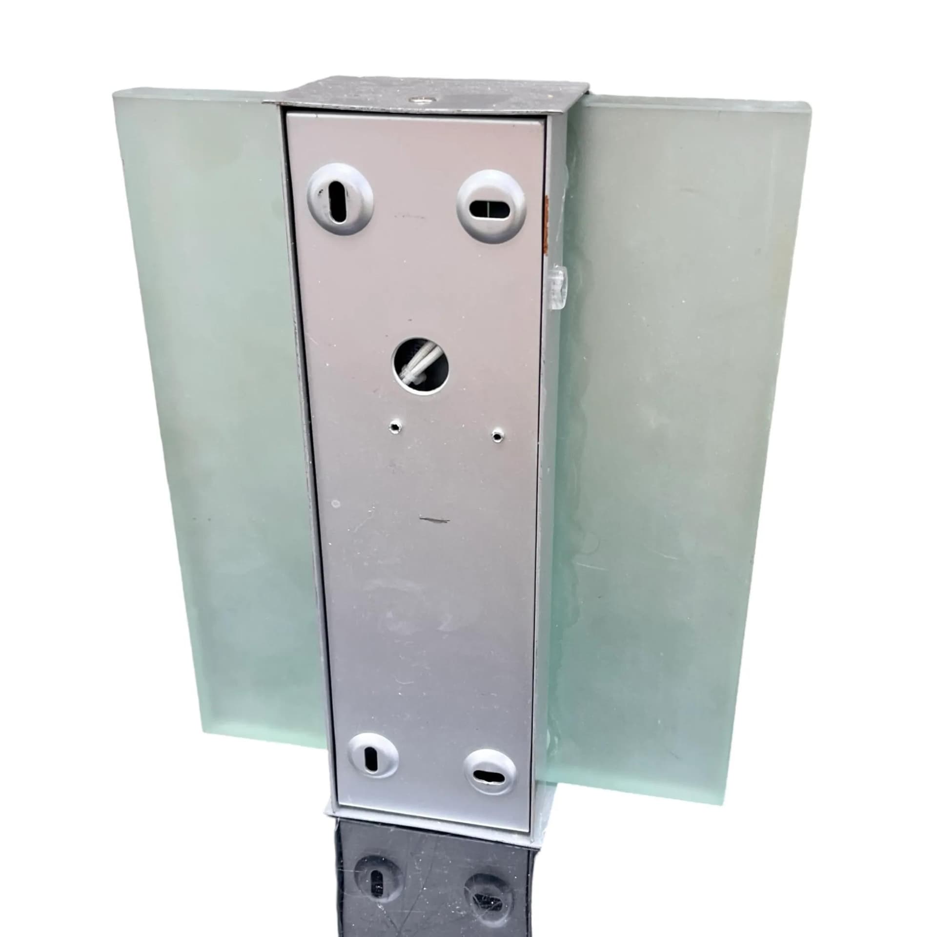 Kinkiet Ecom Northwoods, szkło białe, aluminium srebrny, Philips, Niemcy - 126719