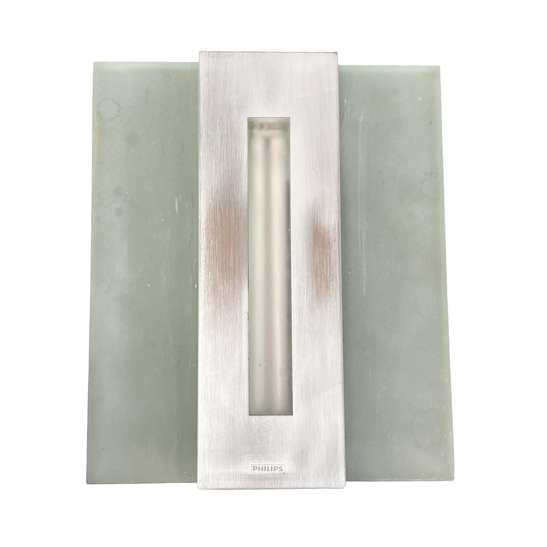 Kinkiet Ecom Northwoods, szkło białe, aluminium srebrny, Philips, Niemcy - 126722