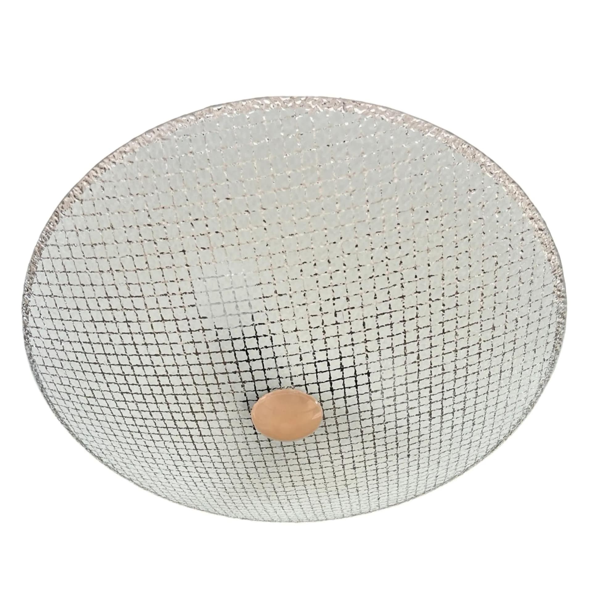 Chandelier Brusel, turquoise glass, VEB Narva Leuchtenbau Arnsdorf, Germany, 1970s. - 126687