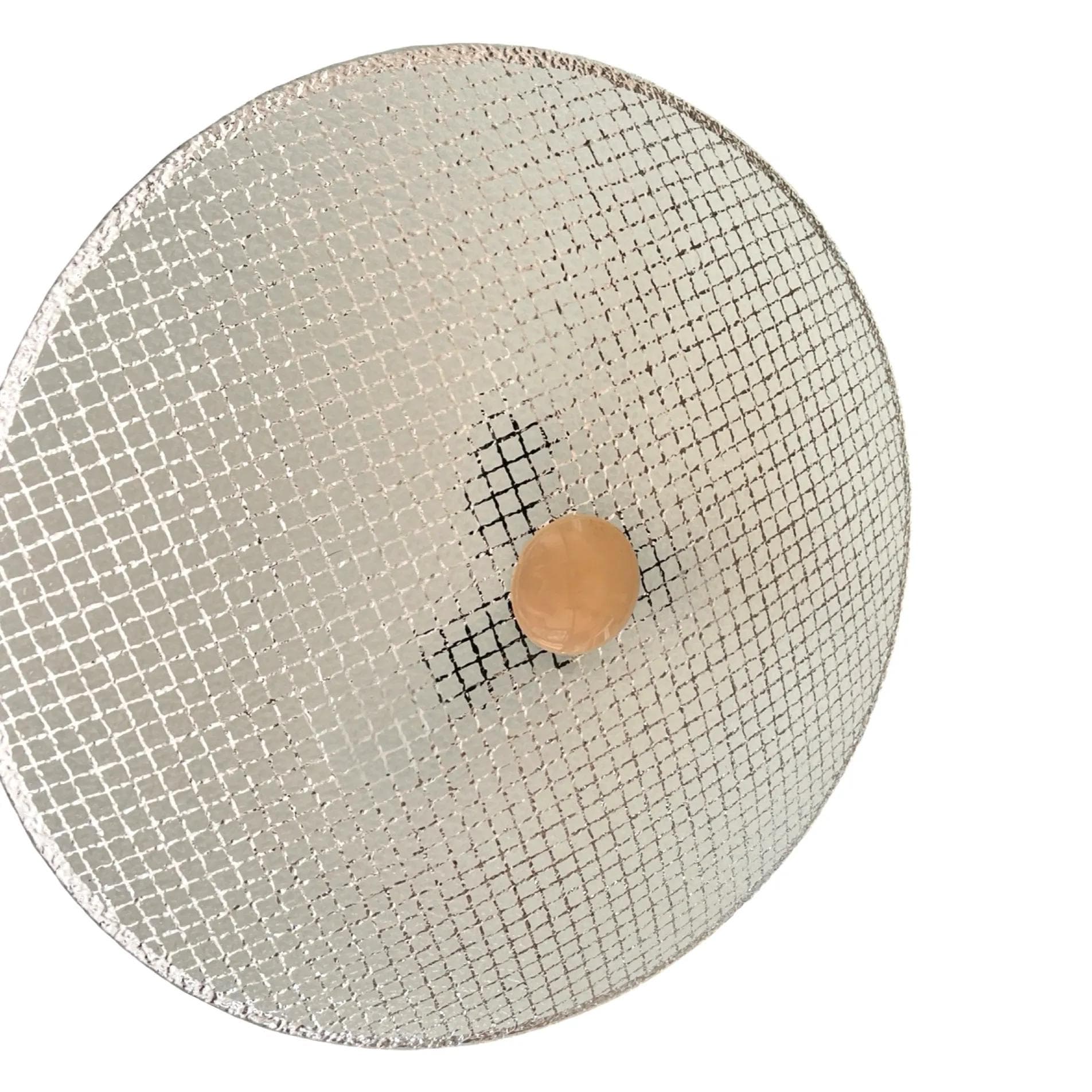 Chandelier Brusel, turquoise glass, VEB Narva Leuchtenbau Arnsdorf, Germany, 1970s. - 126683