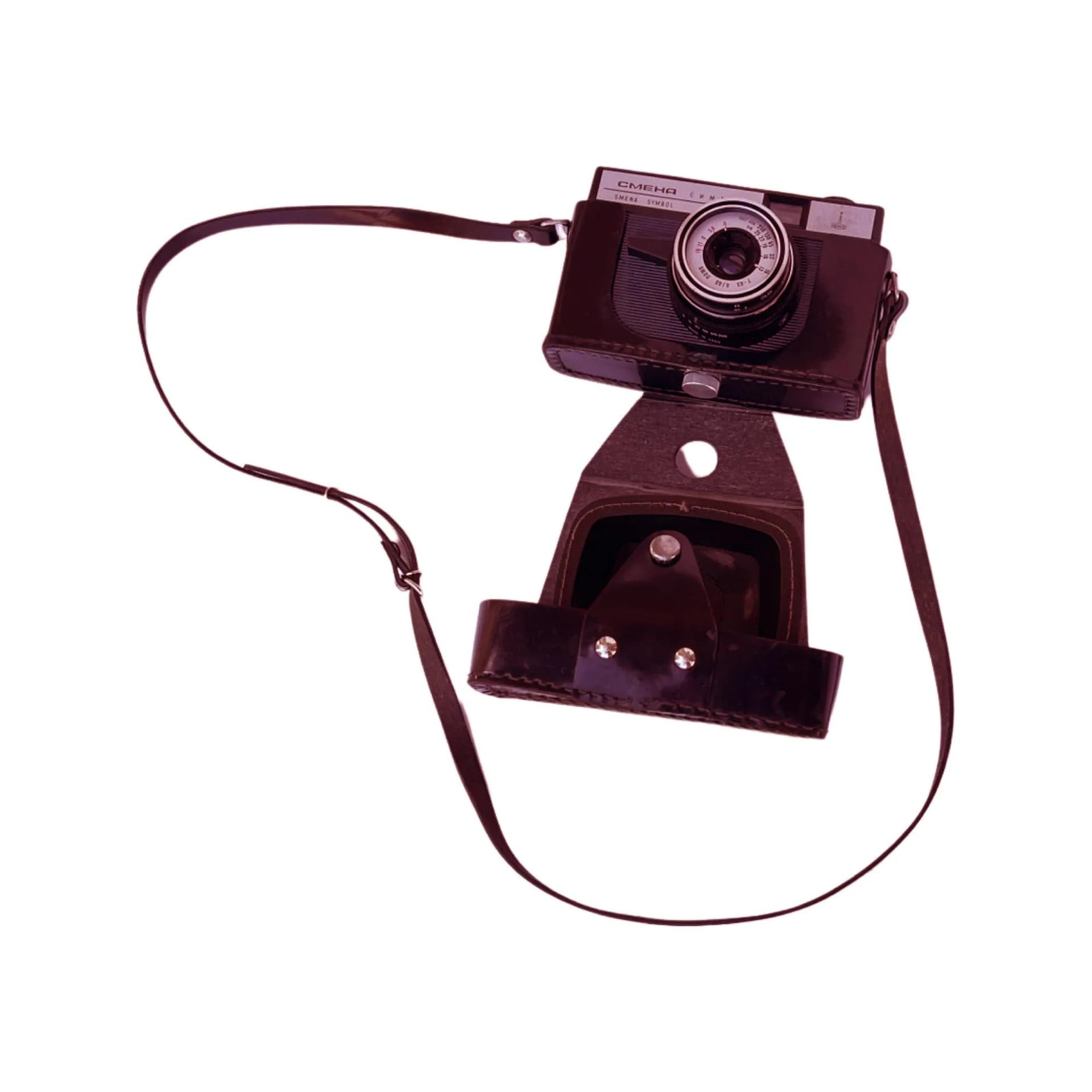 Aparat fotograficzny Smiena Symbol, plastik czarny, ZSRR, lata 70. - 126617