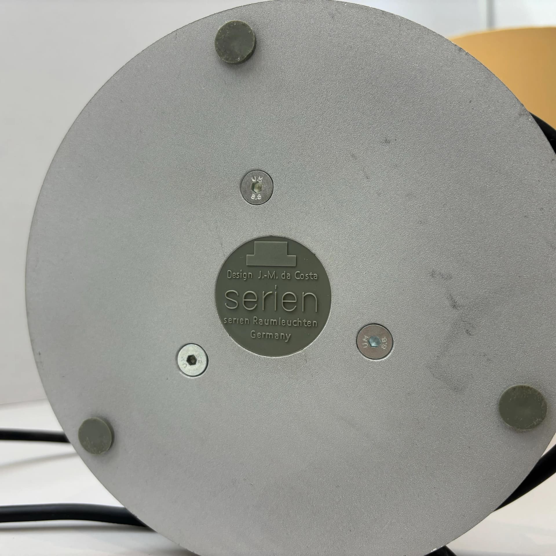 Lampa stołowa, aluminium beżowy, proj. J.-M. Da Costa, Serien, Niemcy, lata 90. - 8837