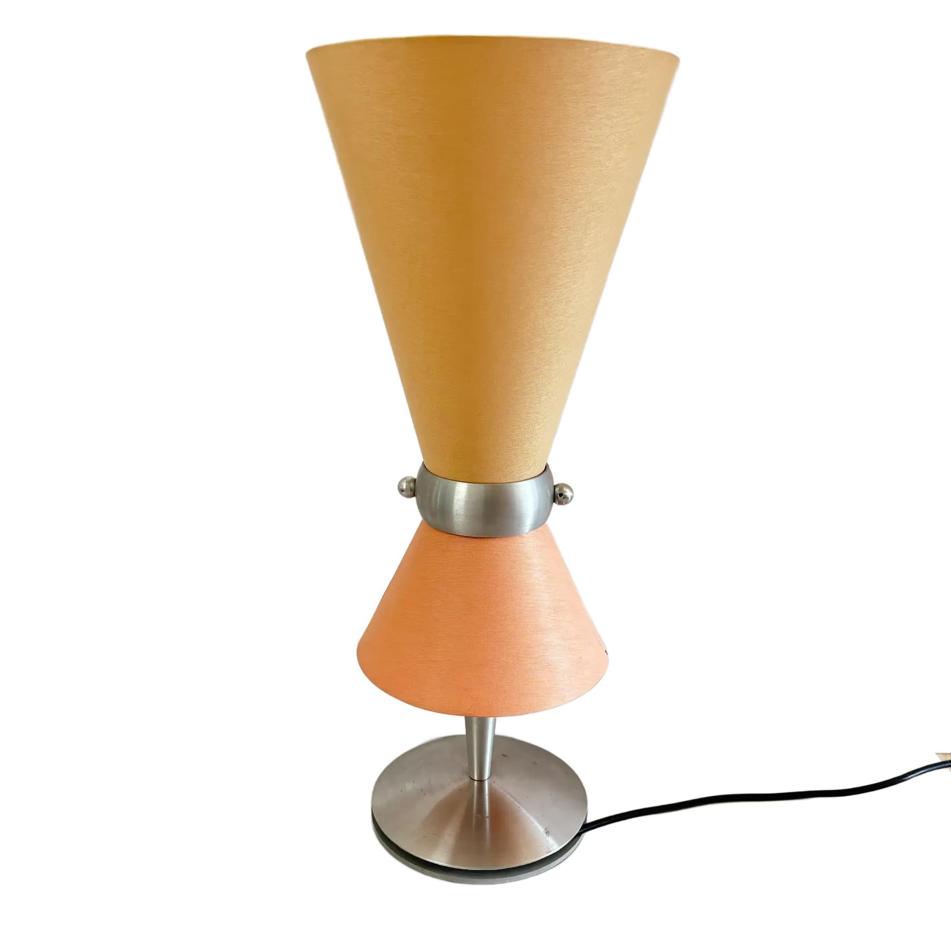 Lampa stołowa, aluminium beżowy, proj. J.-M. Da Costa, Serien, Niemcy, lata 90.