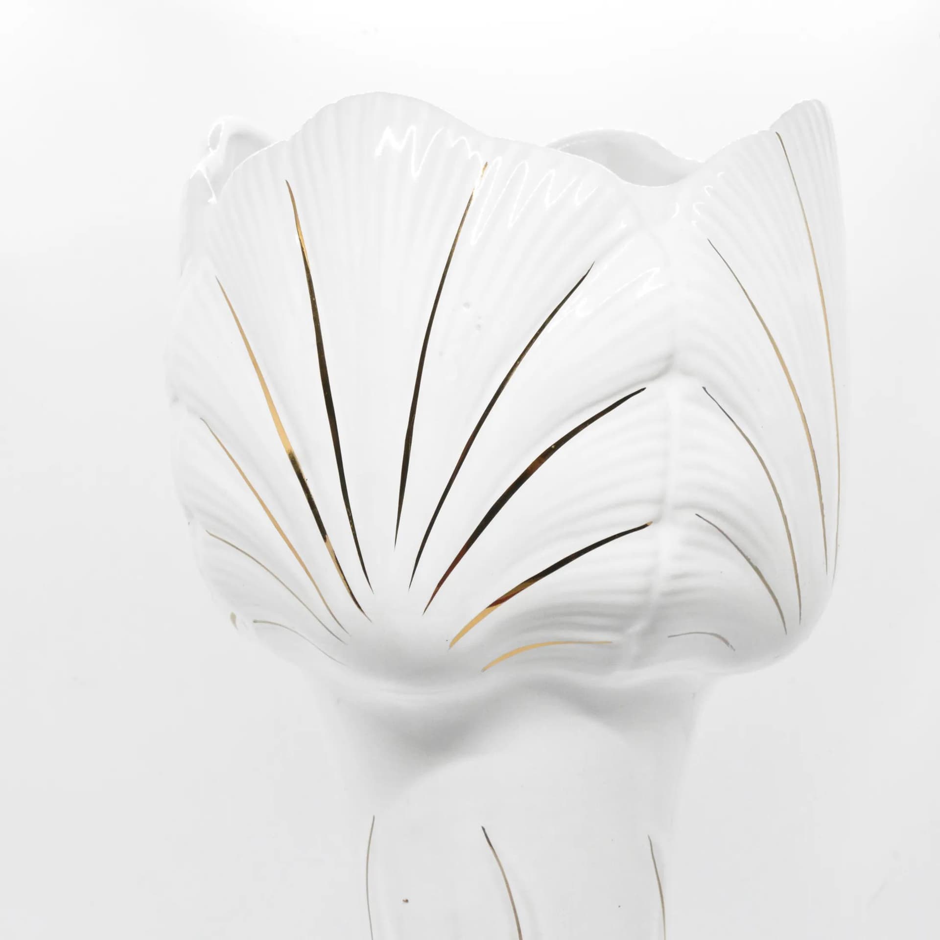 Wazon porcelanowy biały, Bogucice, Polska, lata 70. - 126587