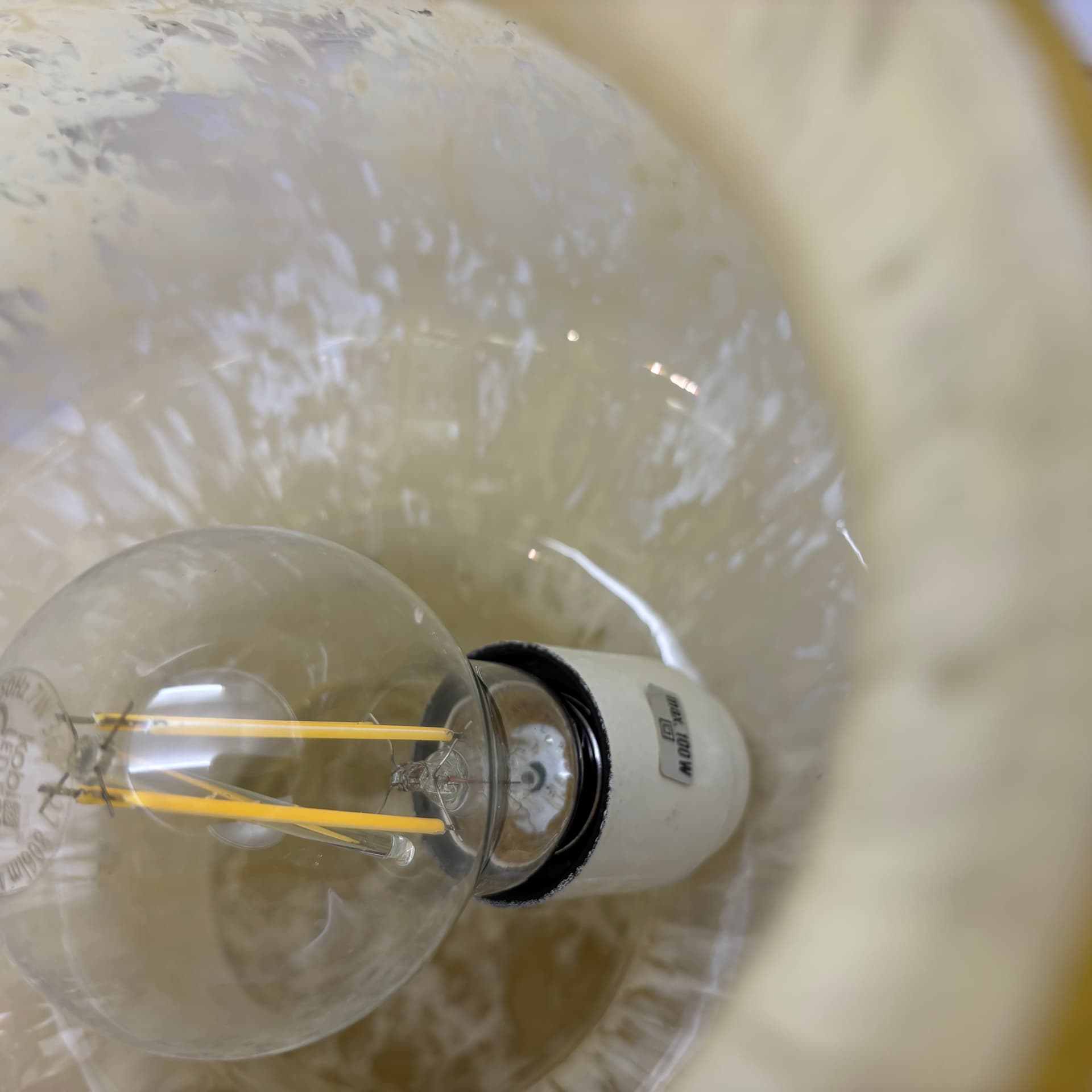 Para lamp nocnych Mushroom, szkło Murano żółty, Włochy, lata 70. - 129812