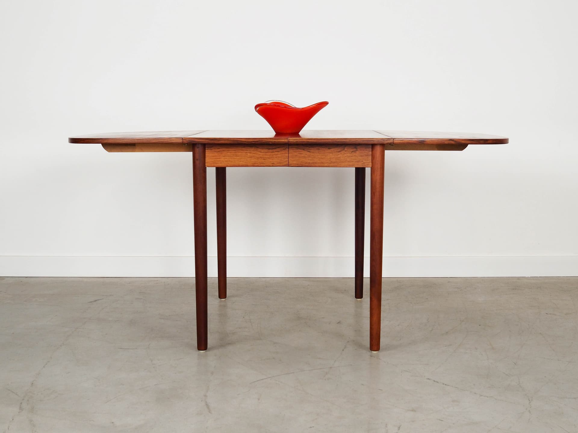 Stół rozkładany, brązowy, palisander, Dania, lata 70. - 129855