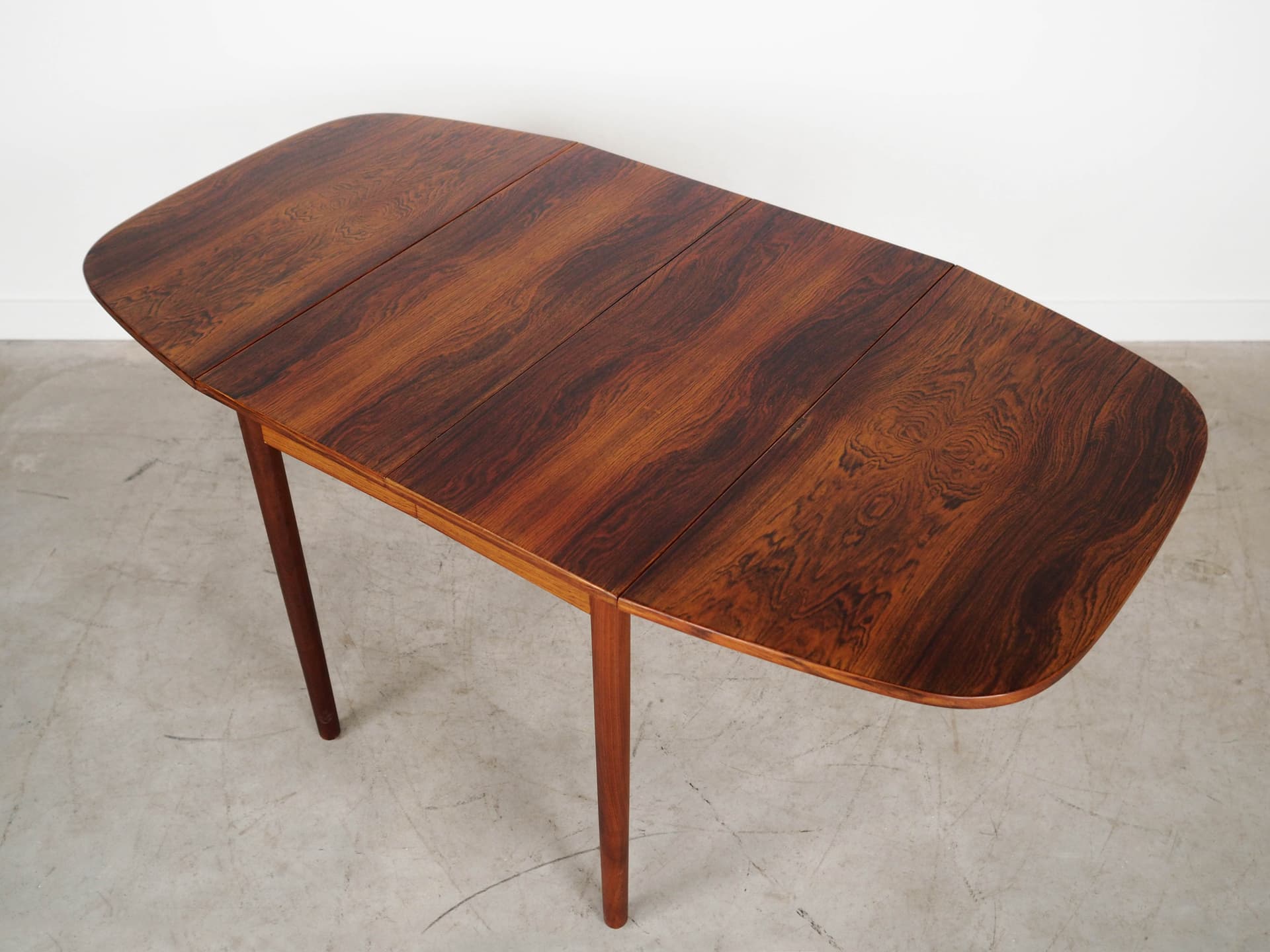 Stół rozkładany, brązowy, palisander, Dania, lata 70. - 129858