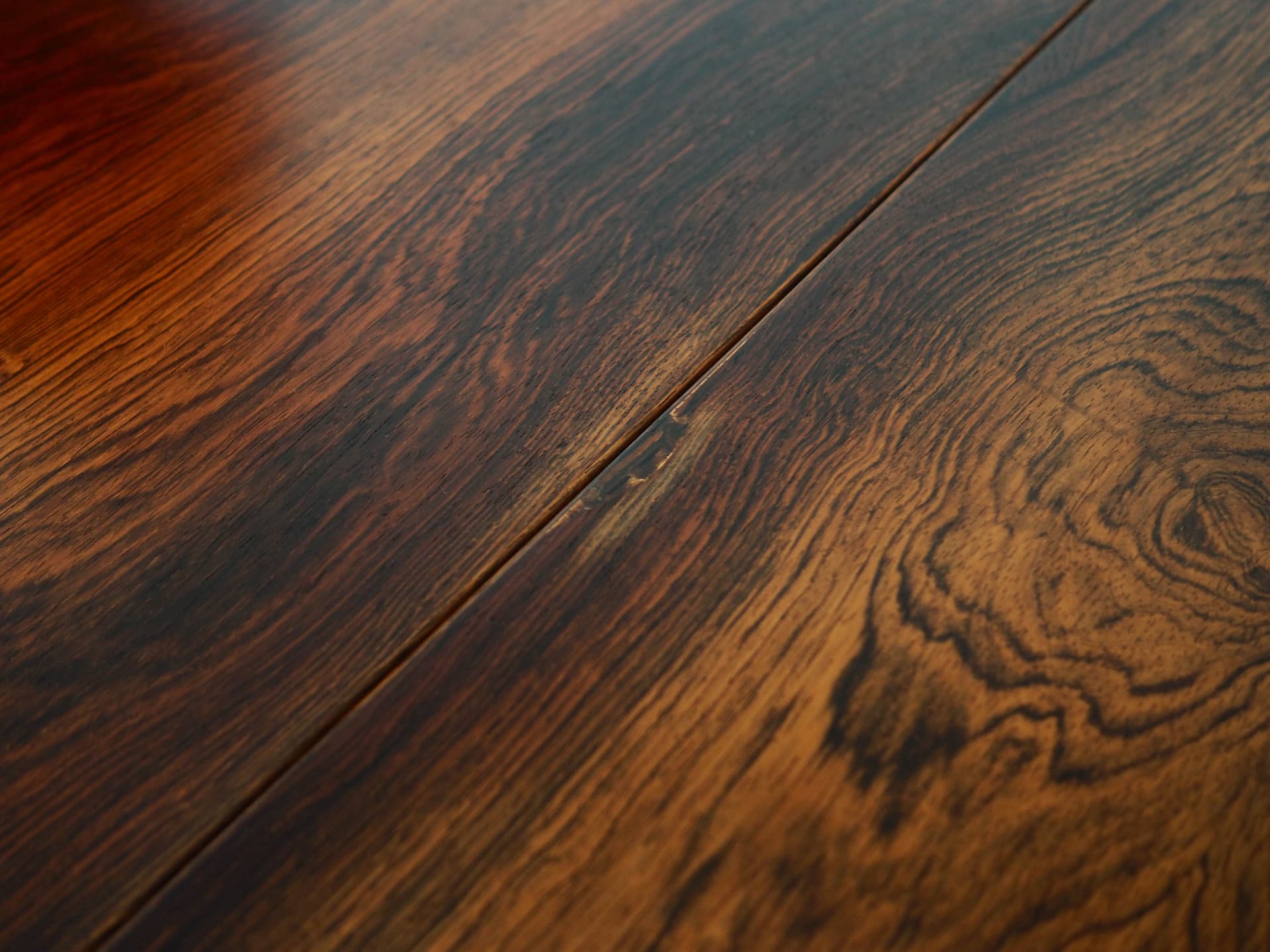 Stół rozkładany, brązowy, palisander, Dania, lata 70. - 129857