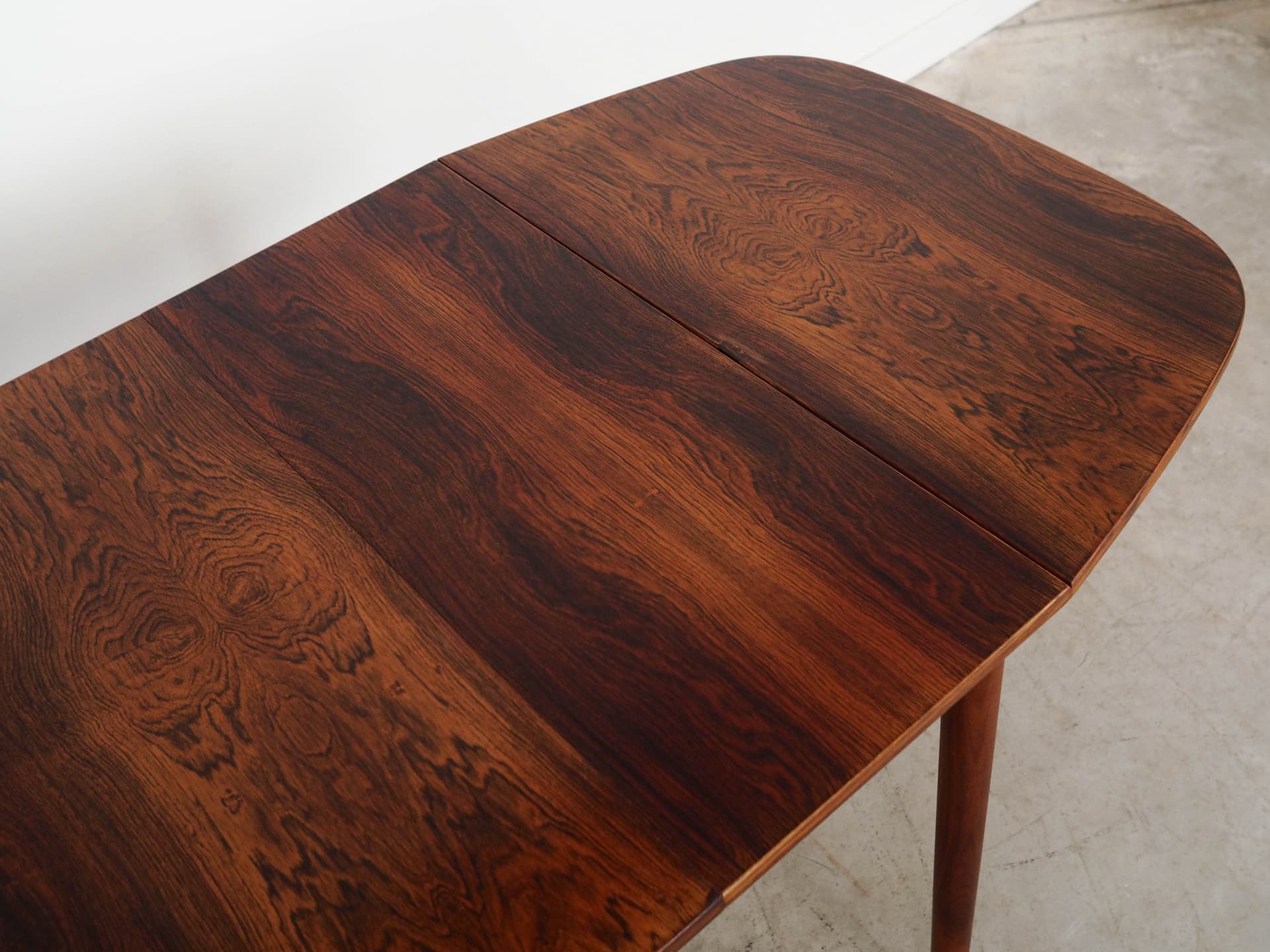 Stół rozkładany, brązowy, palisander, Dania, lata 70. - 129863