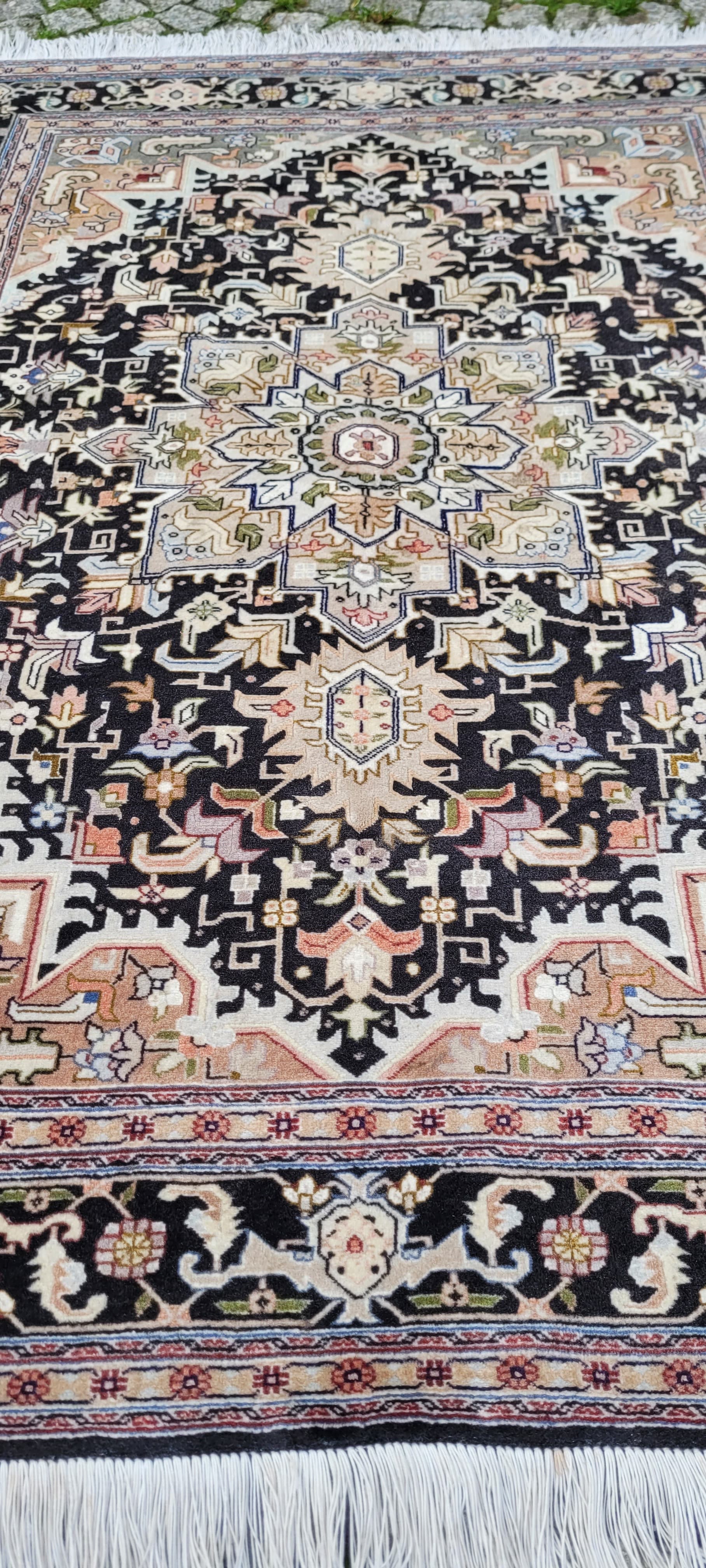 Rug Tabriz, 160x111 cm, multicolor, kork wool with silk, Iran, early 20th c. - 129965