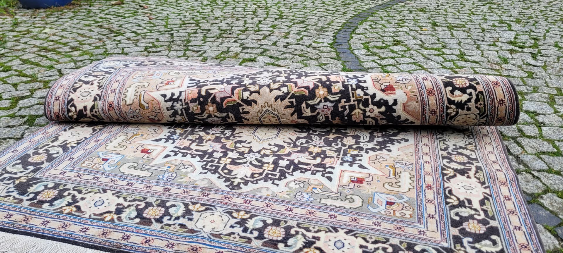 Rug Tabriz, 160x111 cm, multicolor, kork wool with silk, Iran, early 20th c. - 129968