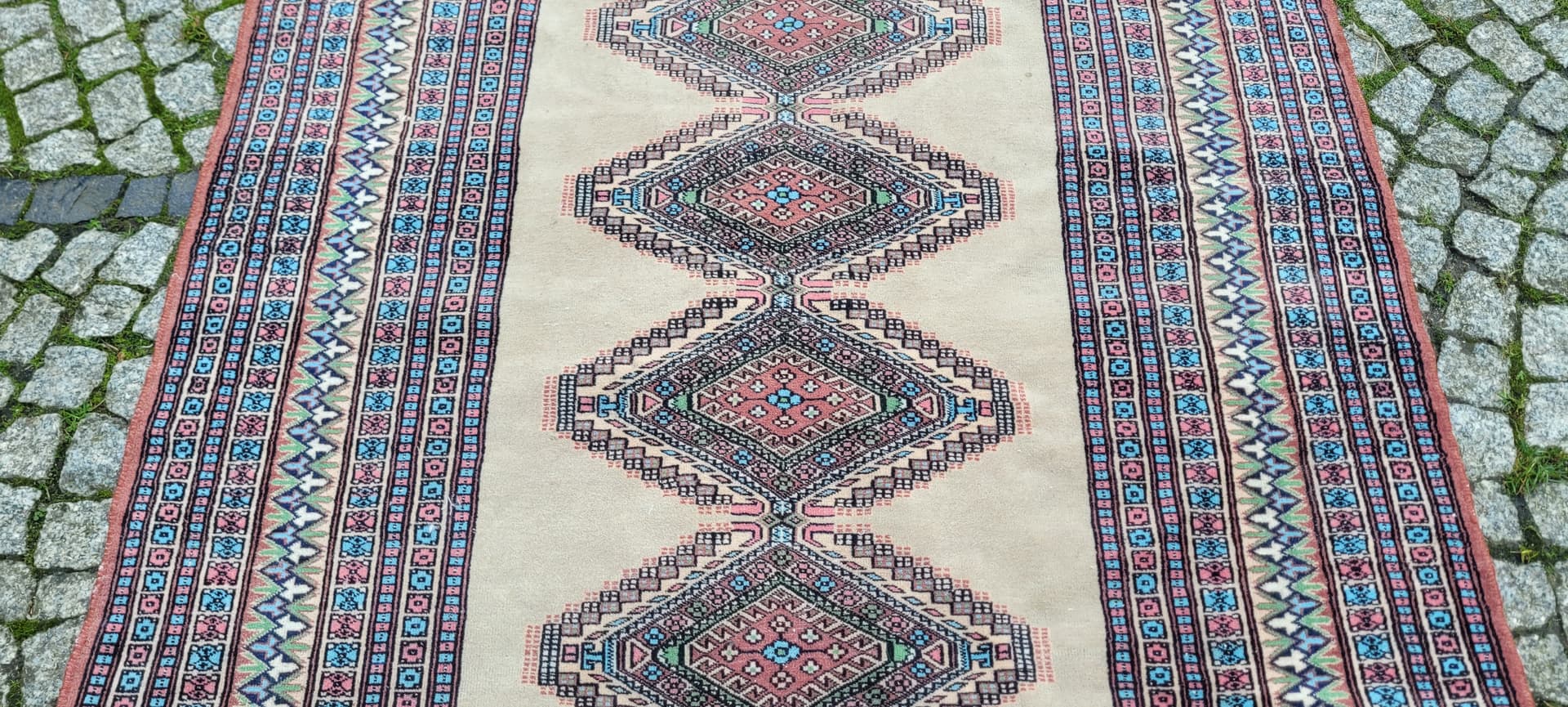 Dywan Buchara 130x200 cm, multikolor, wełna, Pakistan - 130074