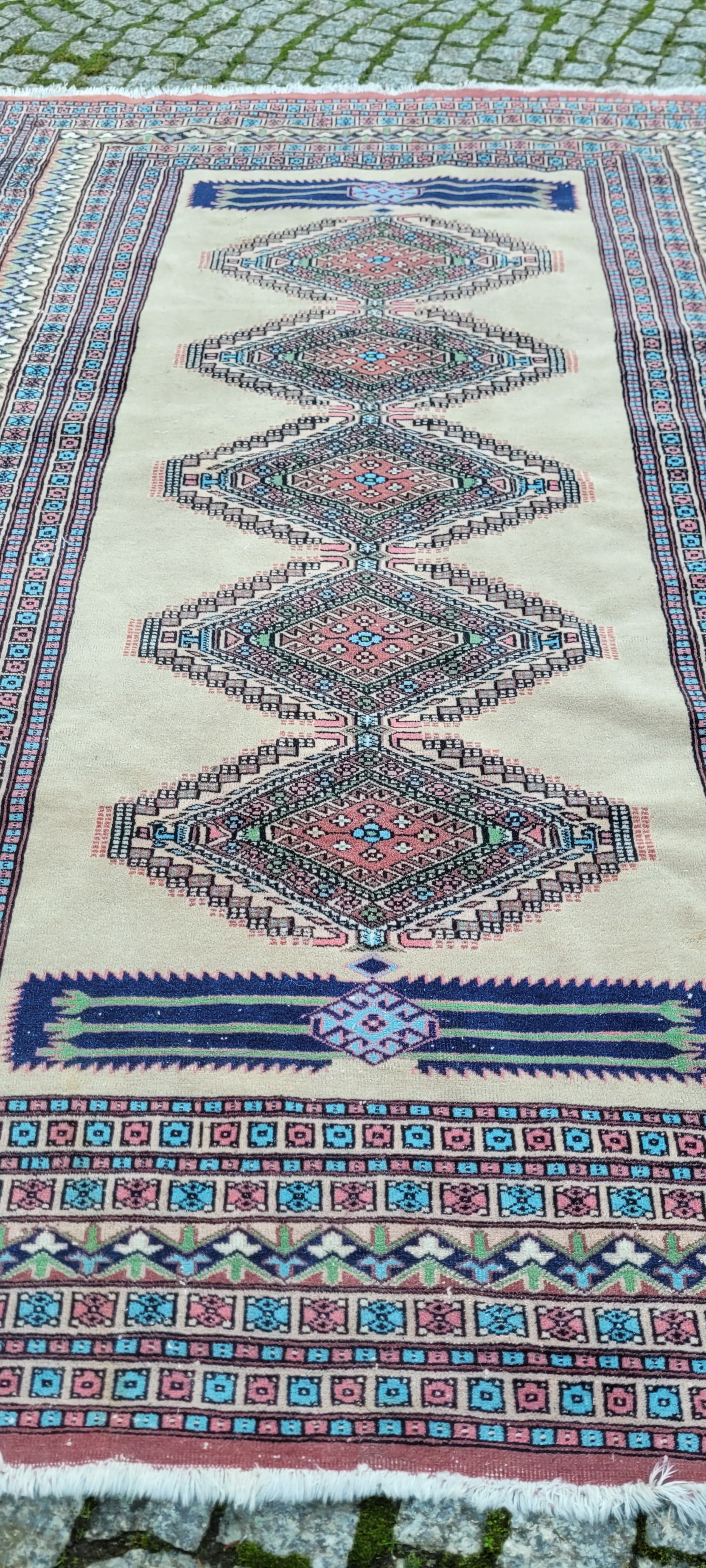 Dywan Buchara 130x200 cm, multikolor, wełna, Pakistan - 130070